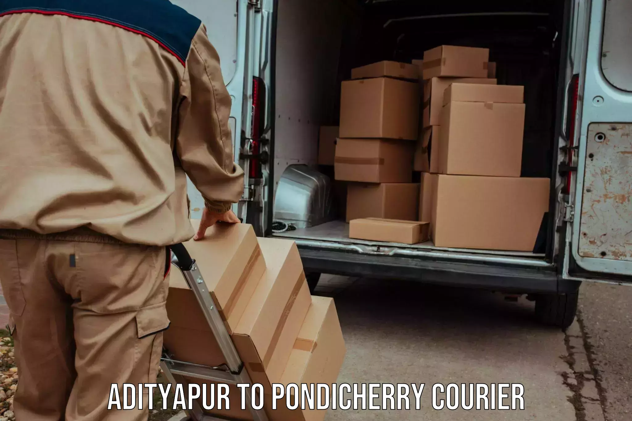 Courier service partnerships Adityapur to Sri Balaji Vidyapeeth Mahatma Gandhi Medical College Campus Puducherry