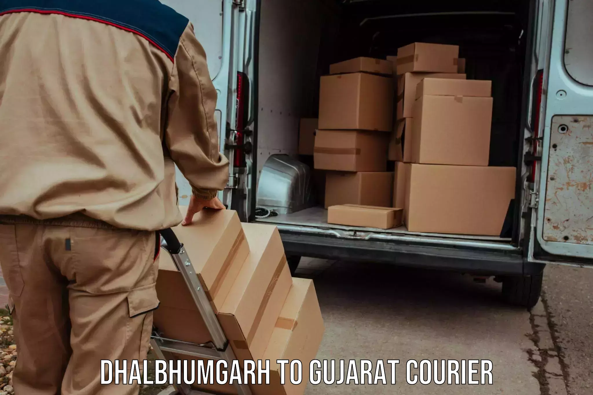 Fastest parcel delivery Dhalbhumgarh to Una Gir Somnath