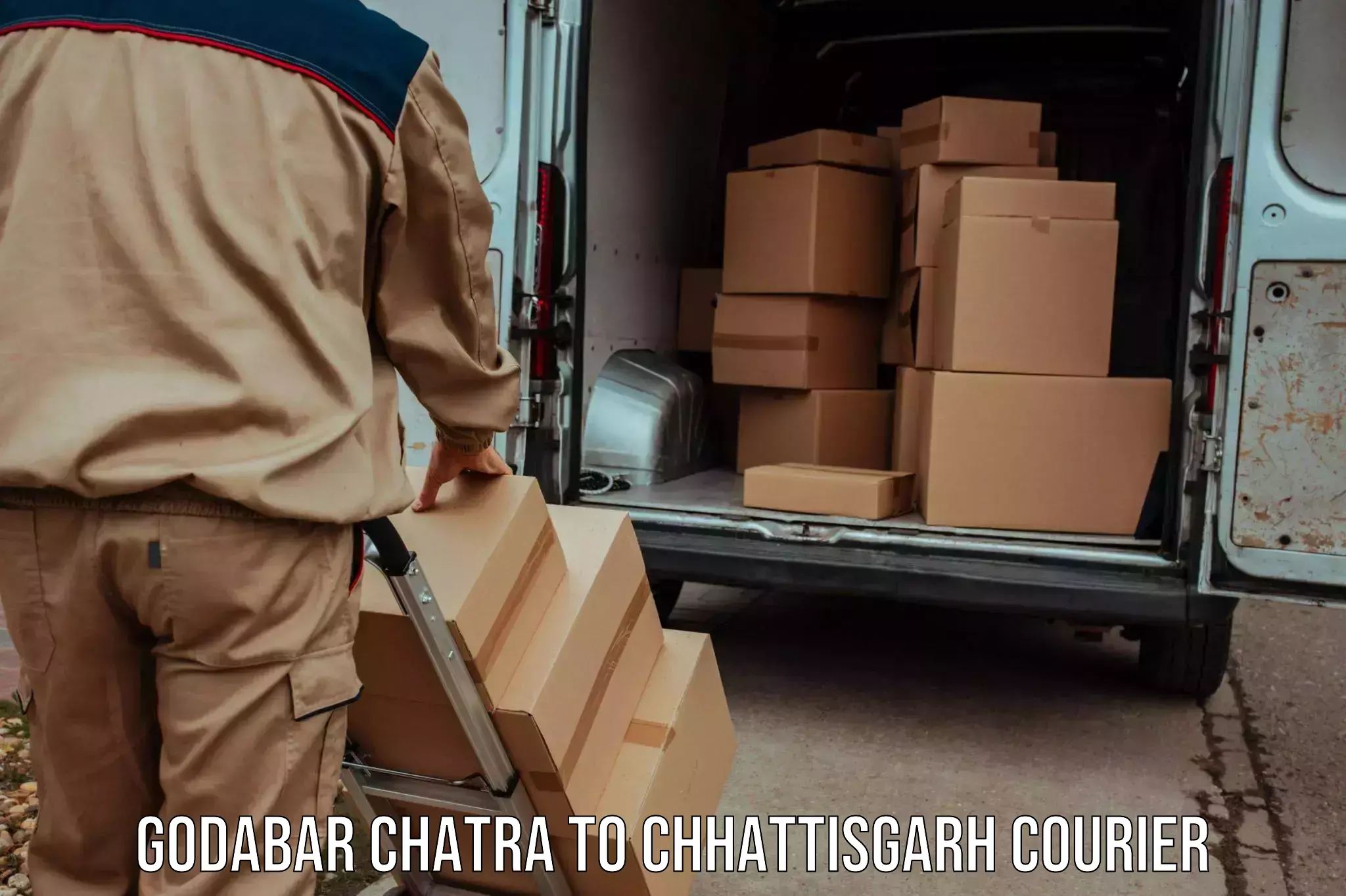 Courier insurance Godabar Chatra to Pratappur