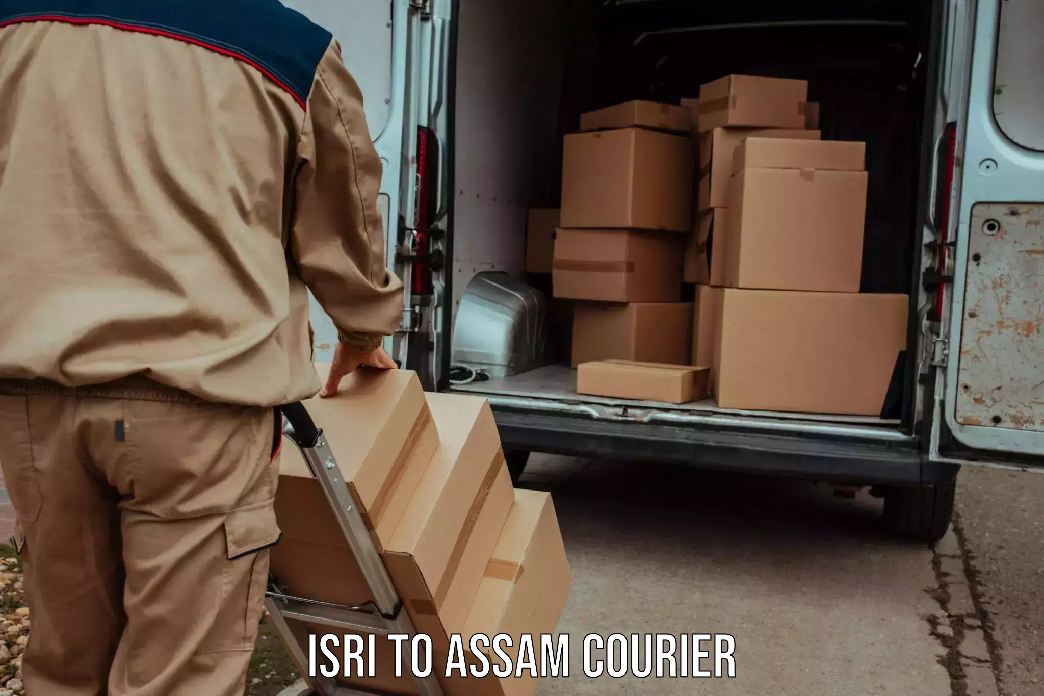 24-hour courier services Isri to Biswanath