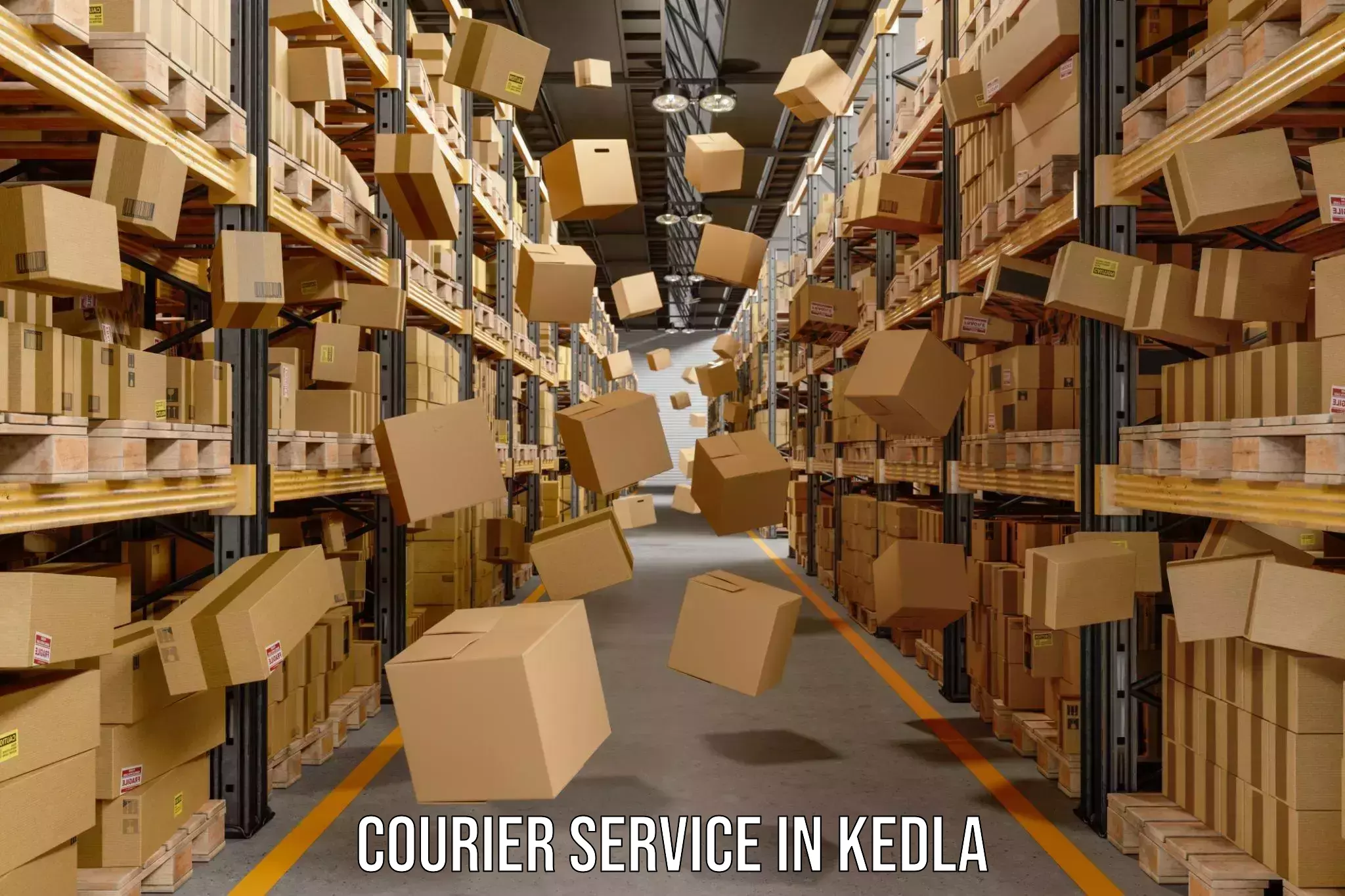 High value parcel delivery in Kedla