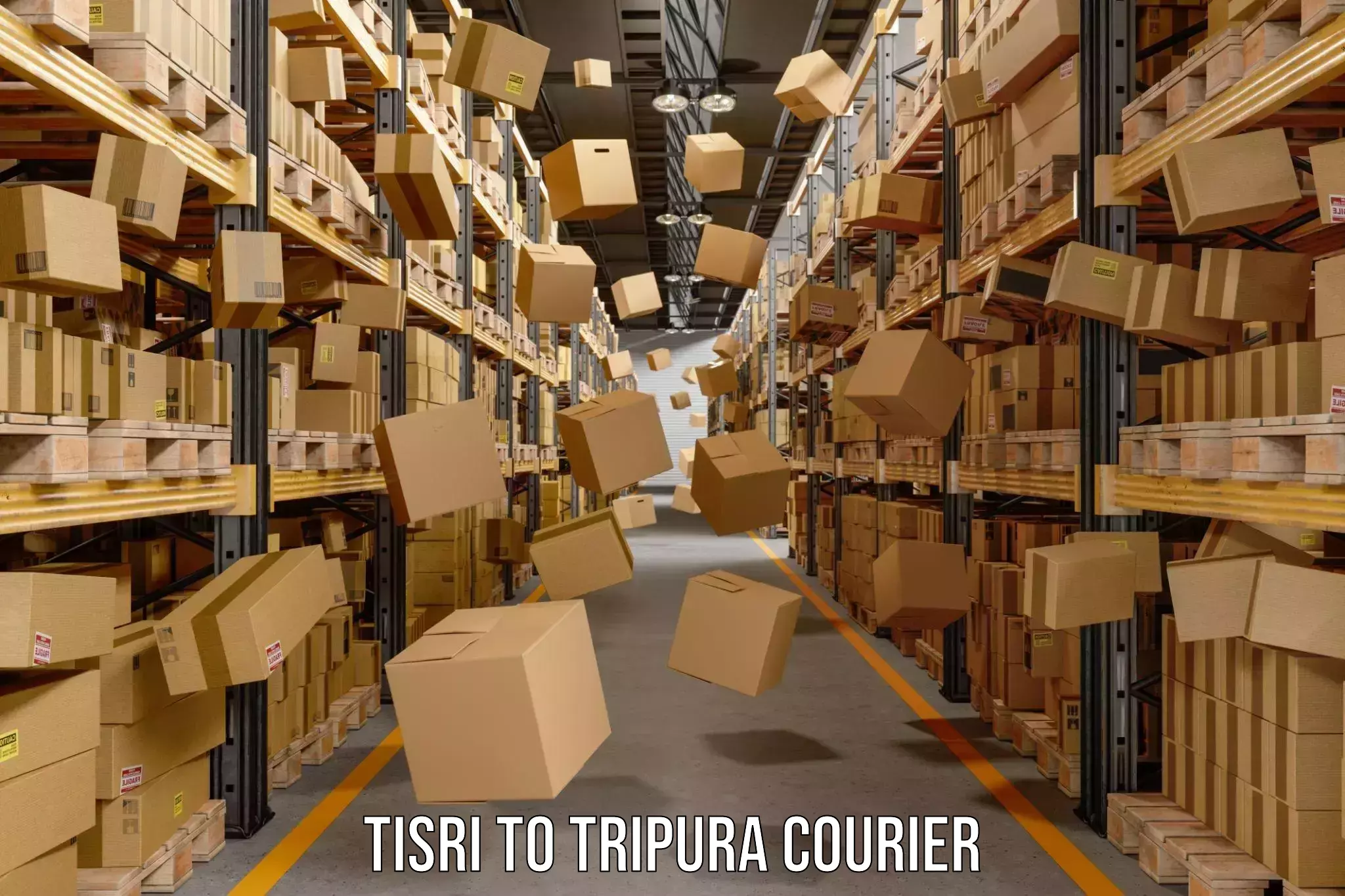 Courier service efficiency Tisri to Khowai