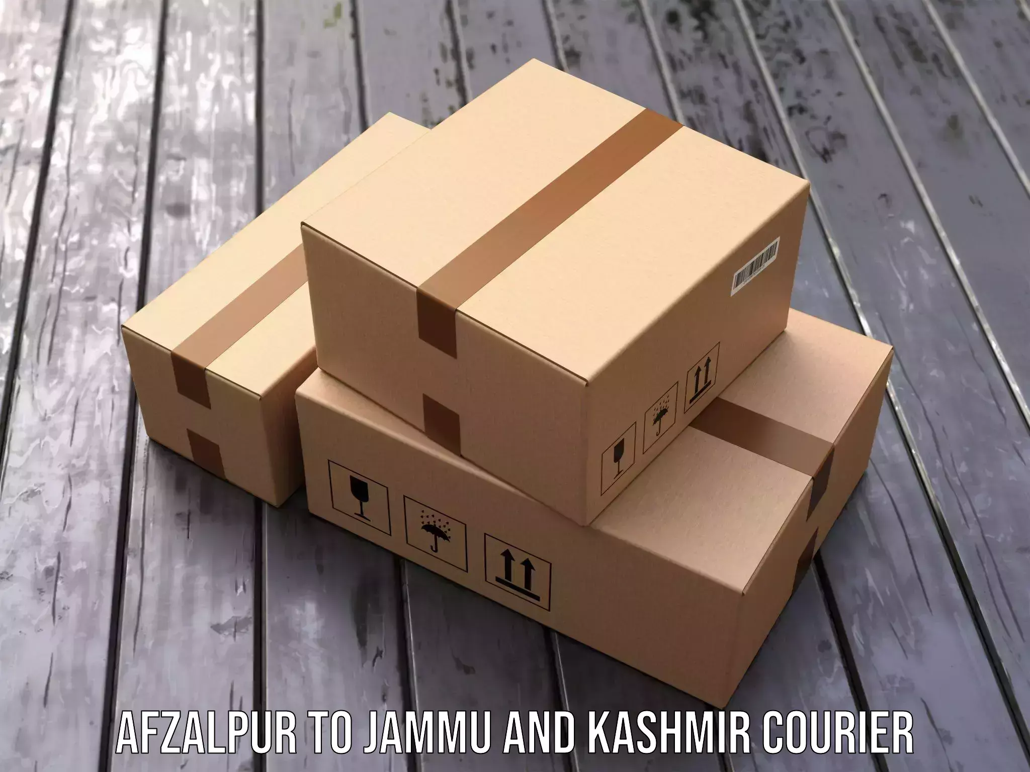 Fast delivery service Afzalpur to Jammu and Kashmir