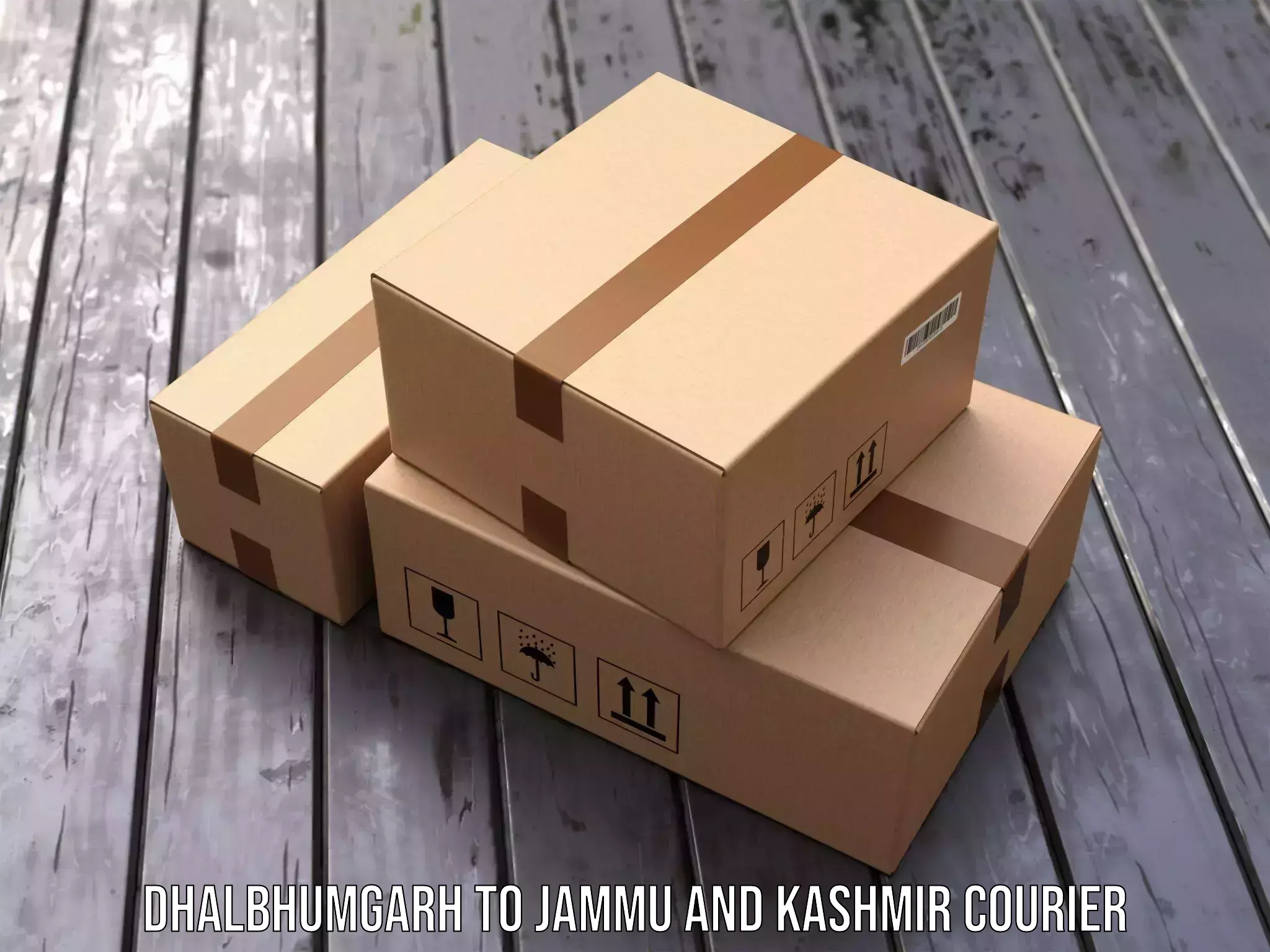 Flexible delivery schedules Dhalbhumgarh to Jammu and Kashmir