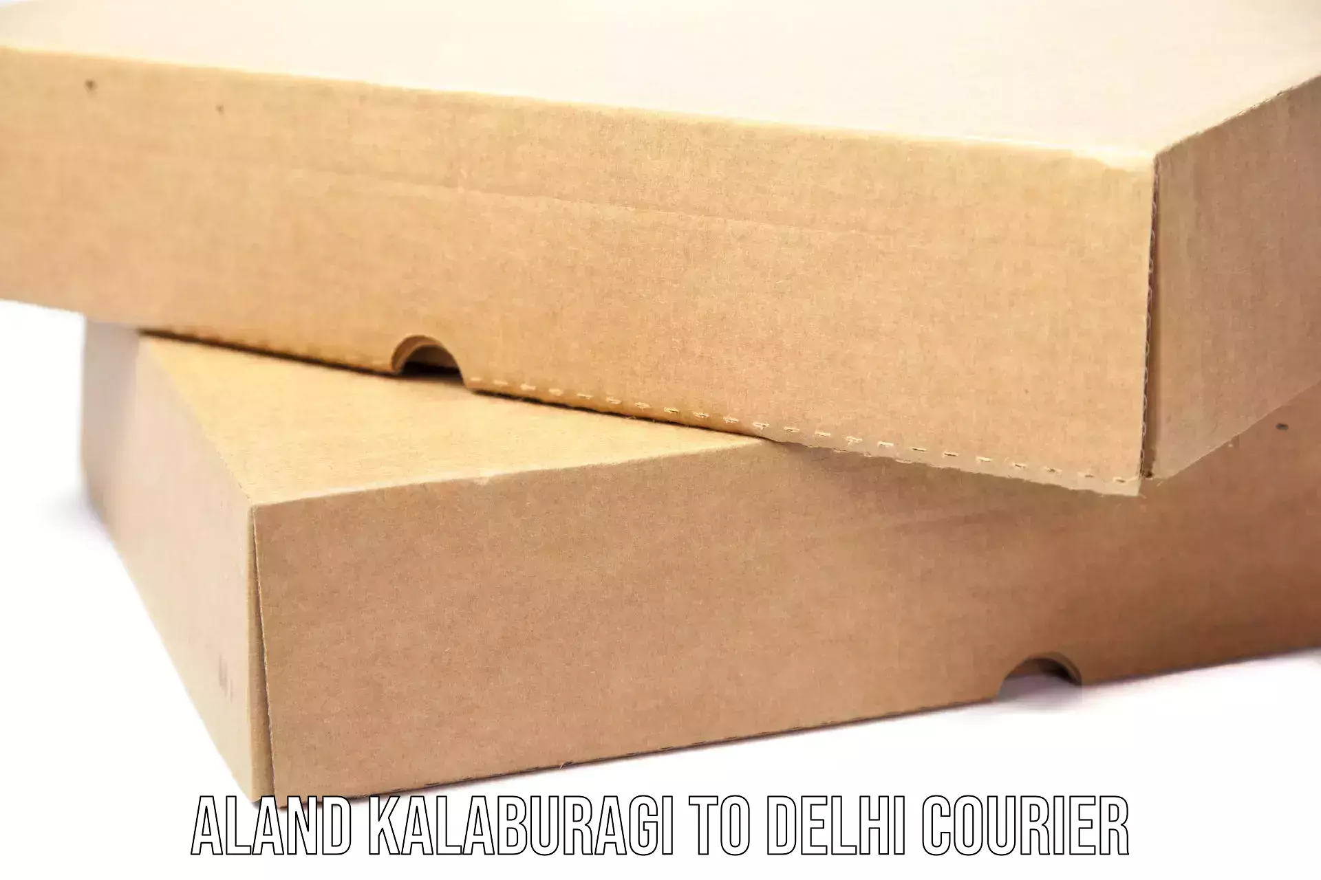 Large package courier Aland Kalaburagi to Delhi