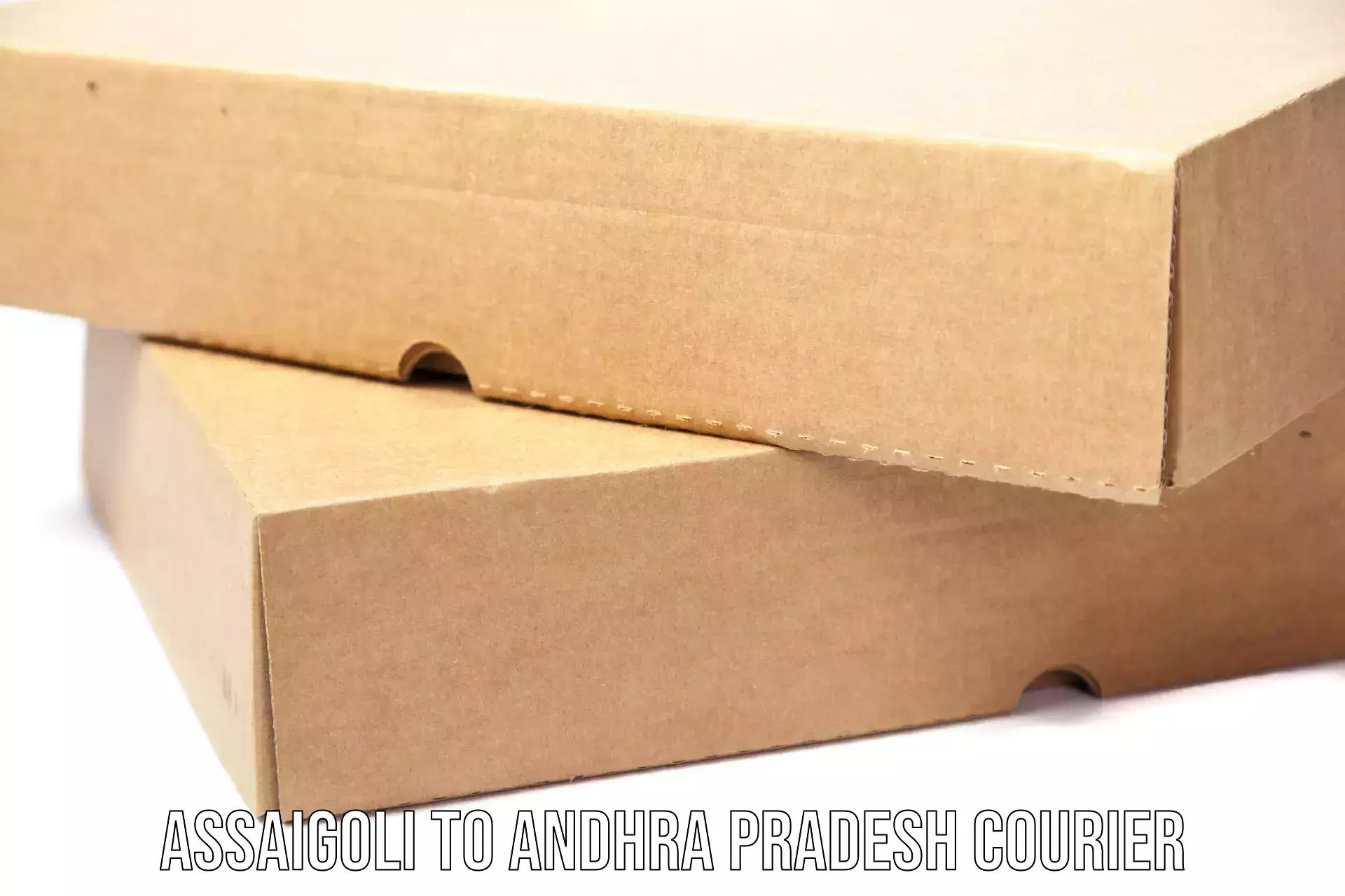 International parcel service Assaigoli to Gandhi Institute of Technology and Management Visakhapatnam