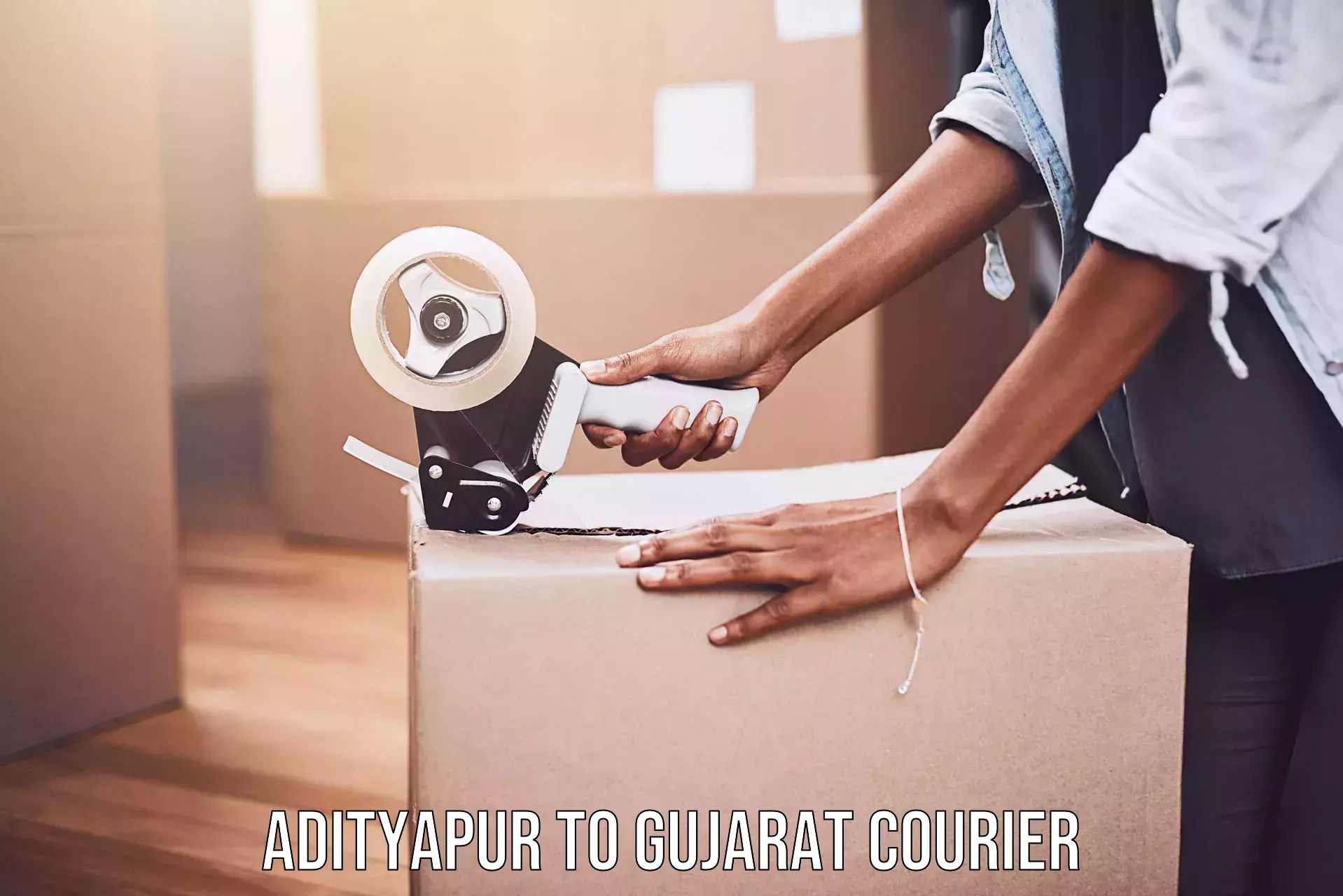 Long distance courier Adityapur to Limkheda