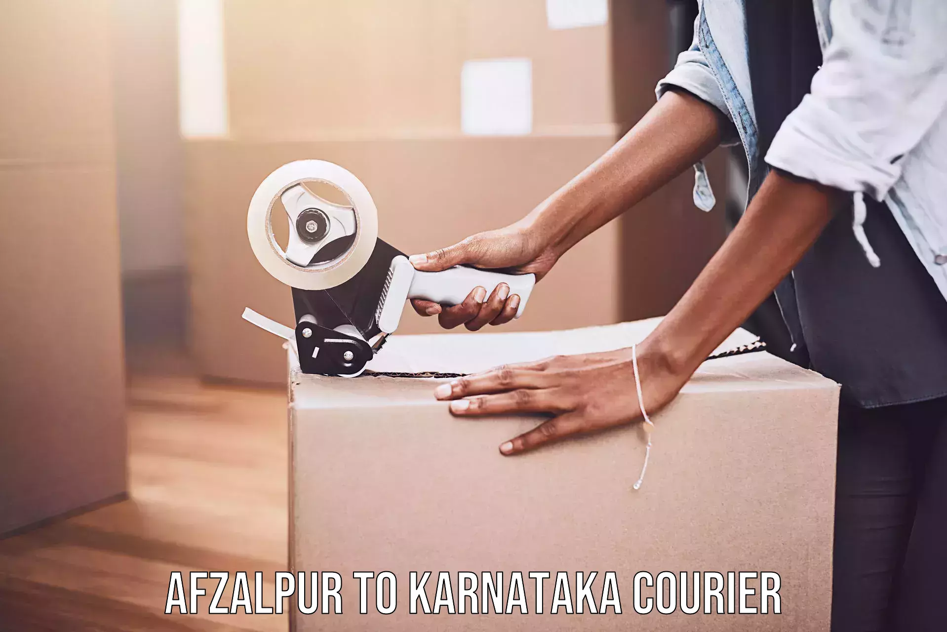 Door-to-door shipment Afzalpur to Kerur