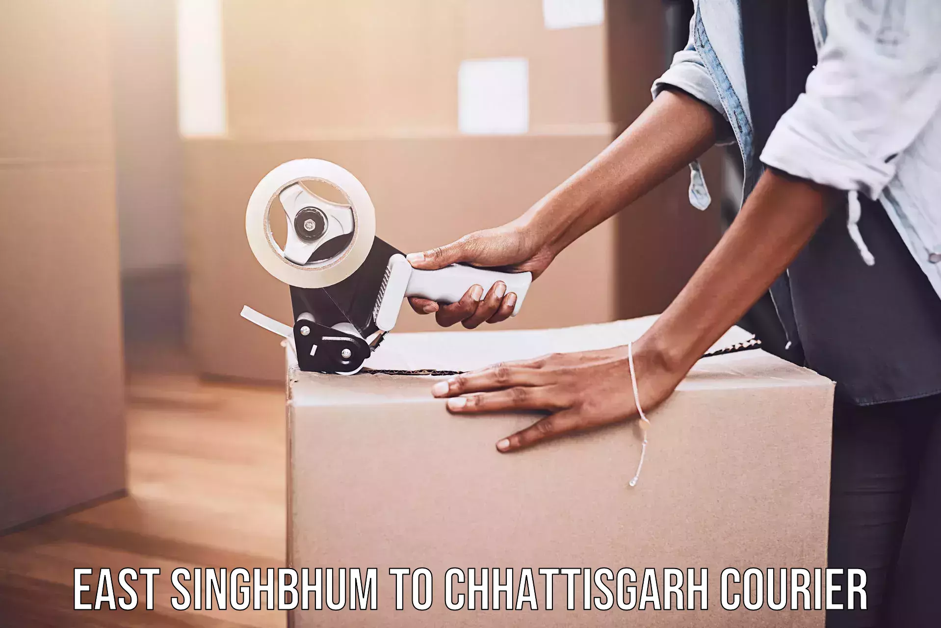Quality courier services East Singhbhum to Khairagarh