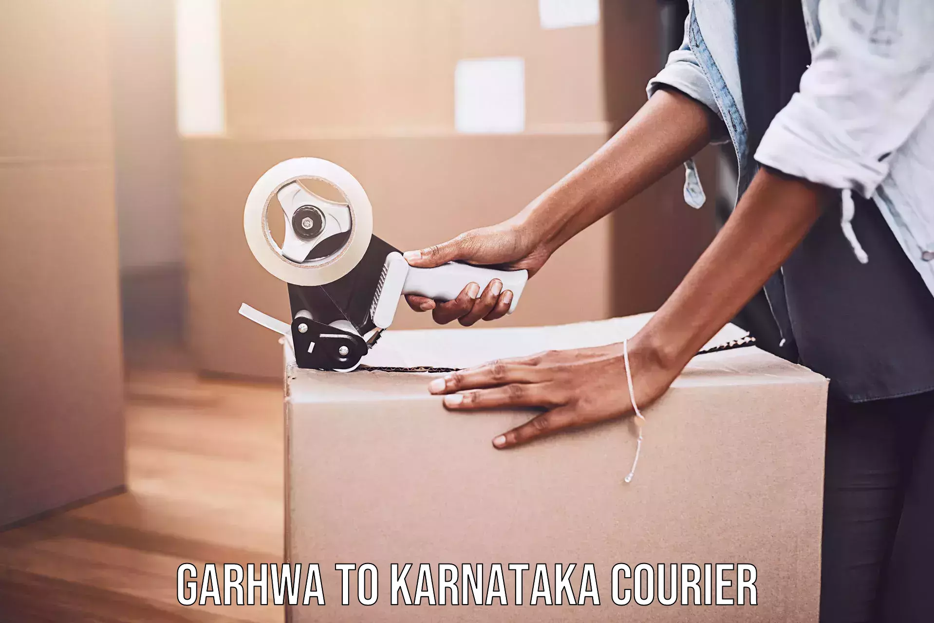 Courier service comparison Garhwa to Chikmagalur