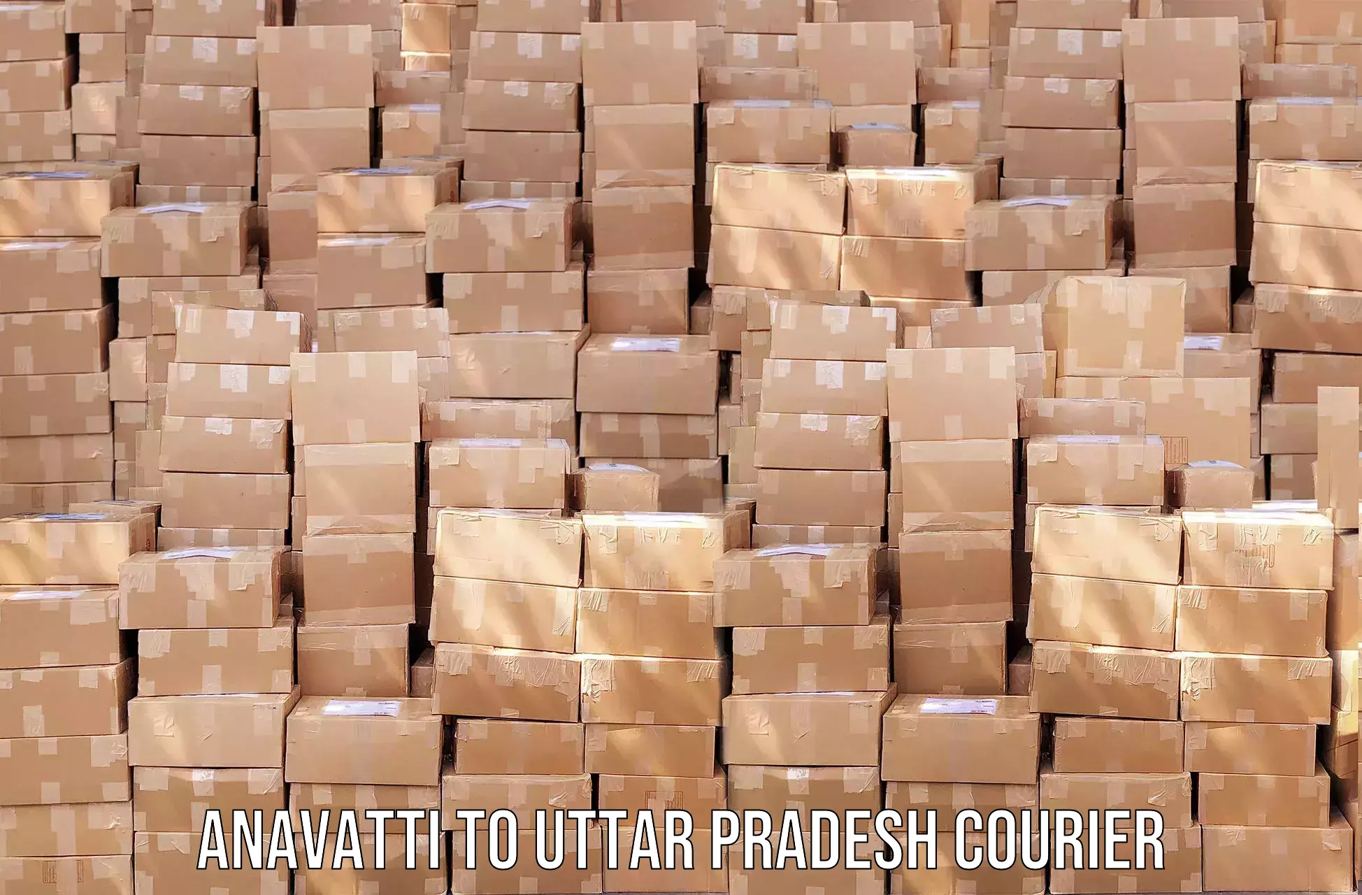 Online courier booking Anavatti to Uttar Pradesh