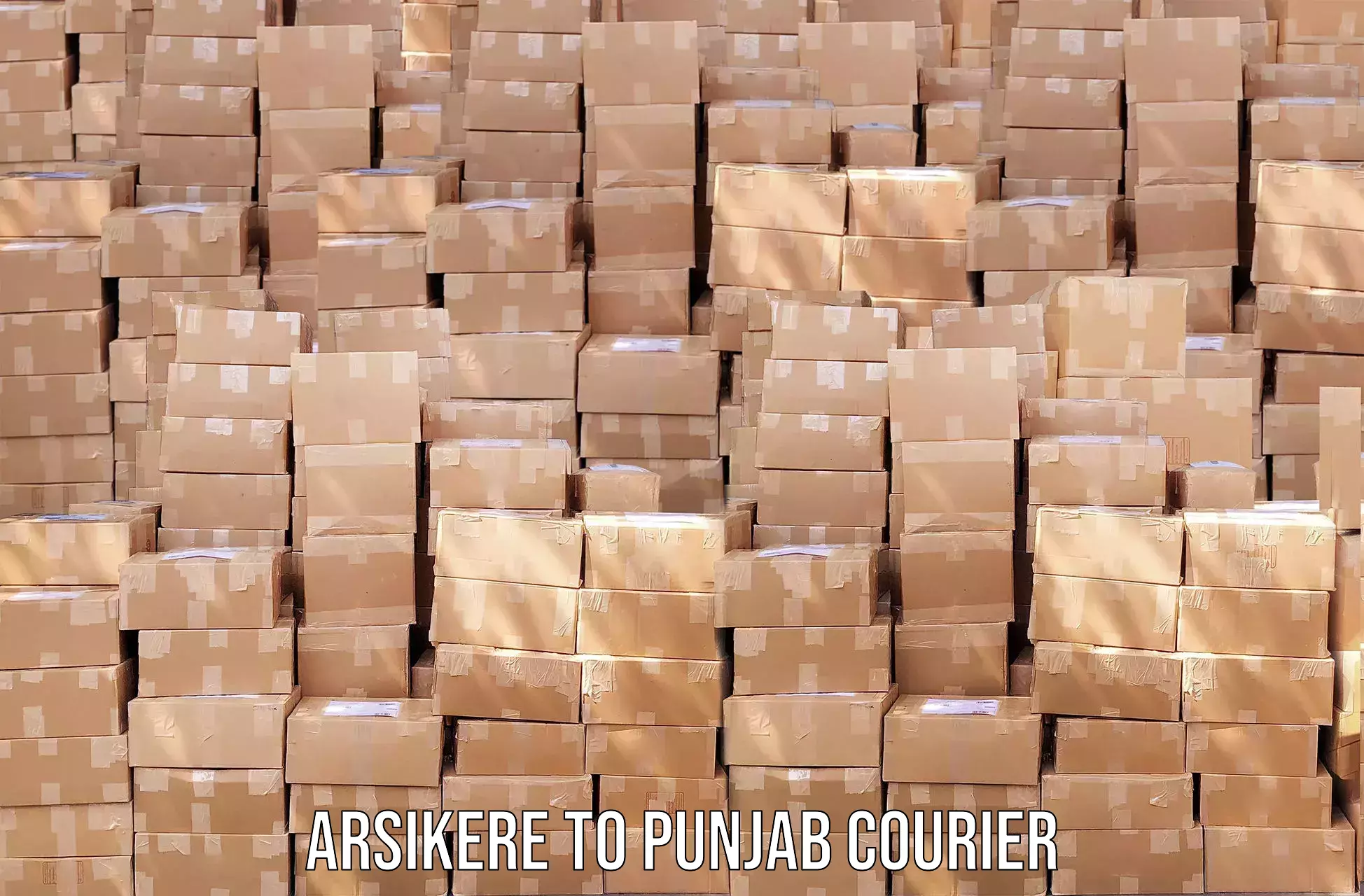 Personalized courier experiences Arsikere to Punjab