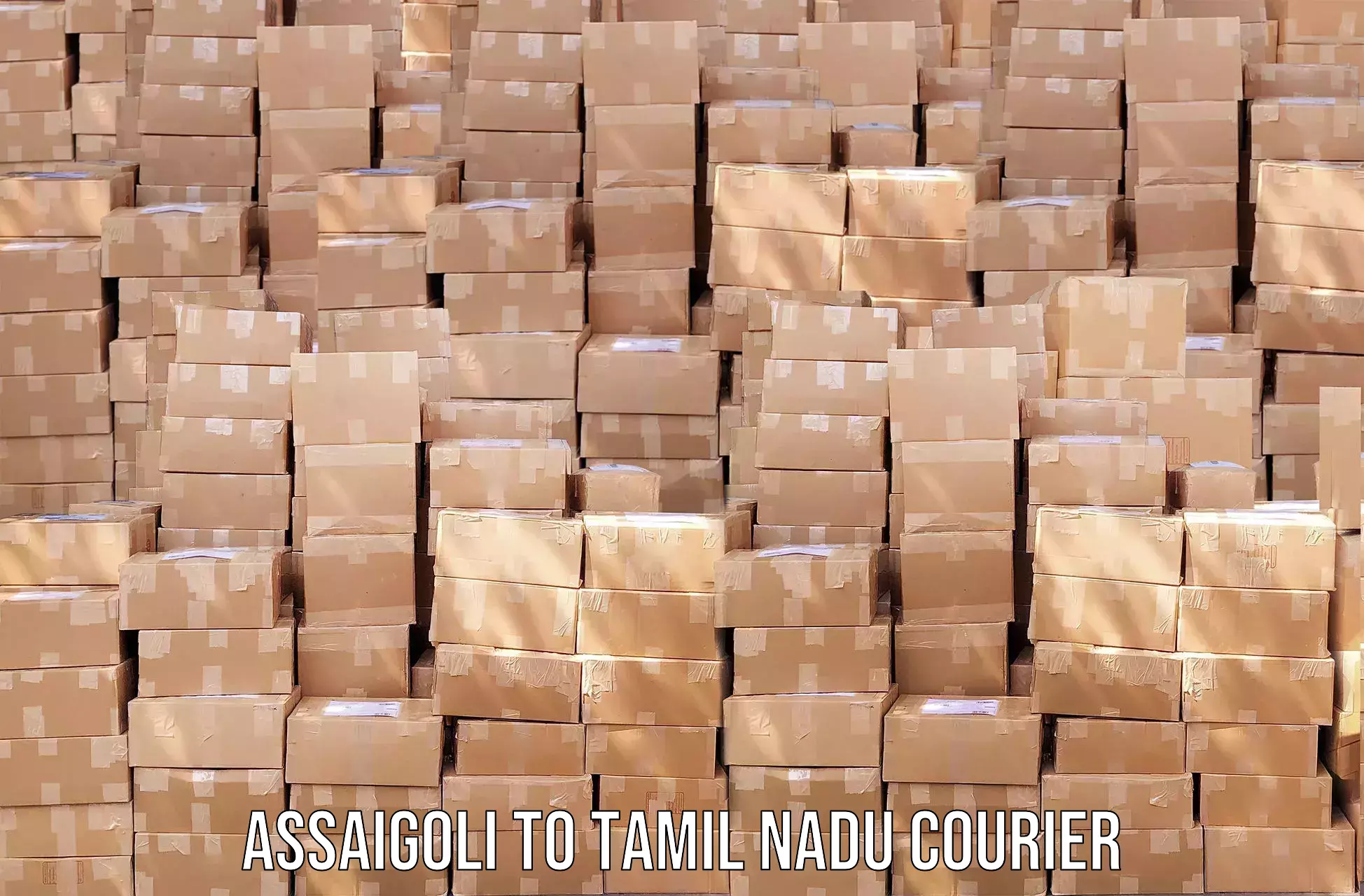 Flexible courier rates Assaigoli to Tirupur