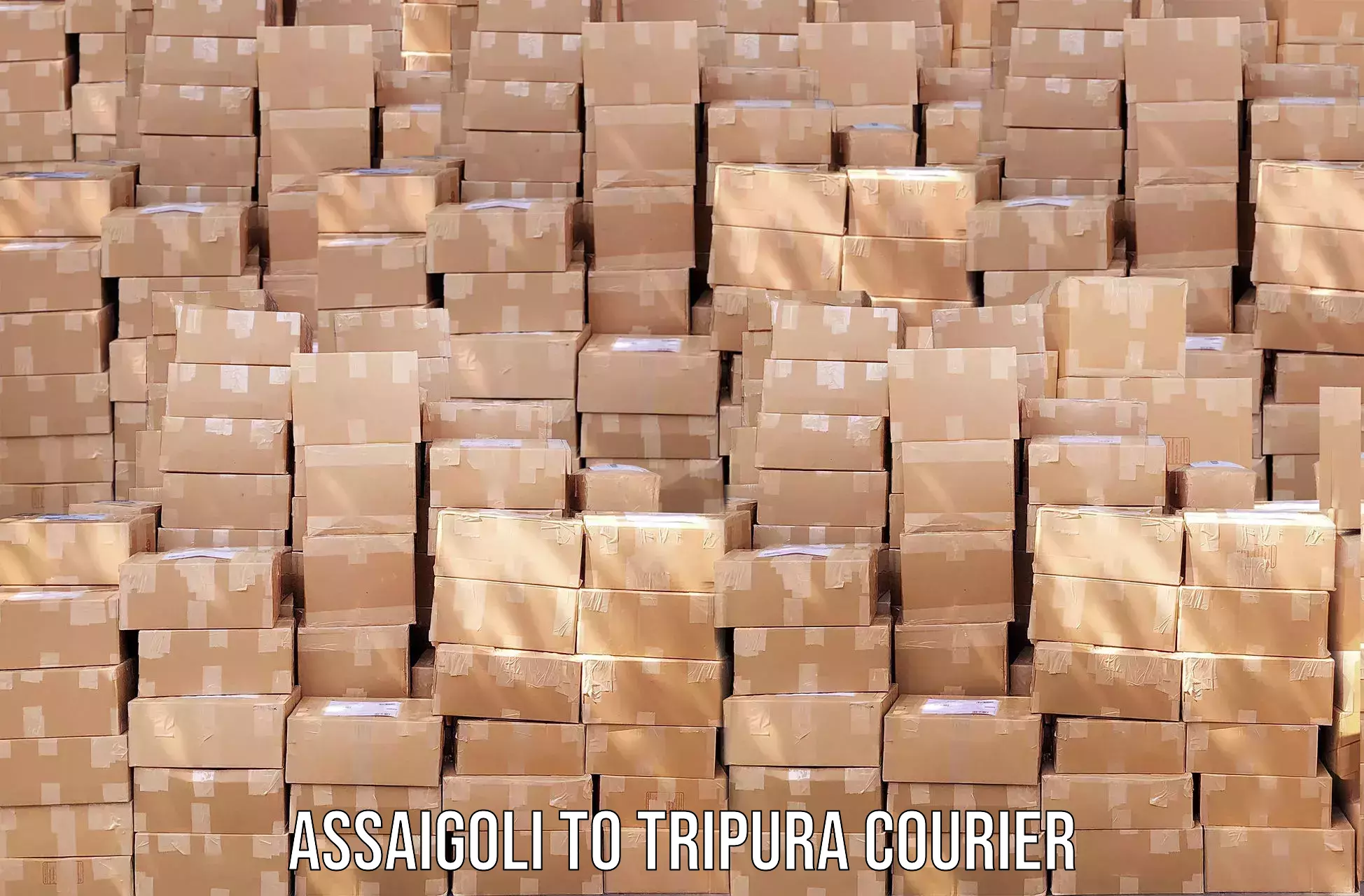 Domestic courier Assaigoli to West Tripura