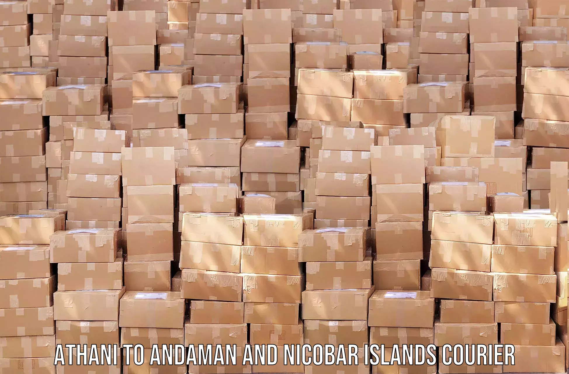 Smart parcel delivery Athani to Andaman and Nicobar Islands