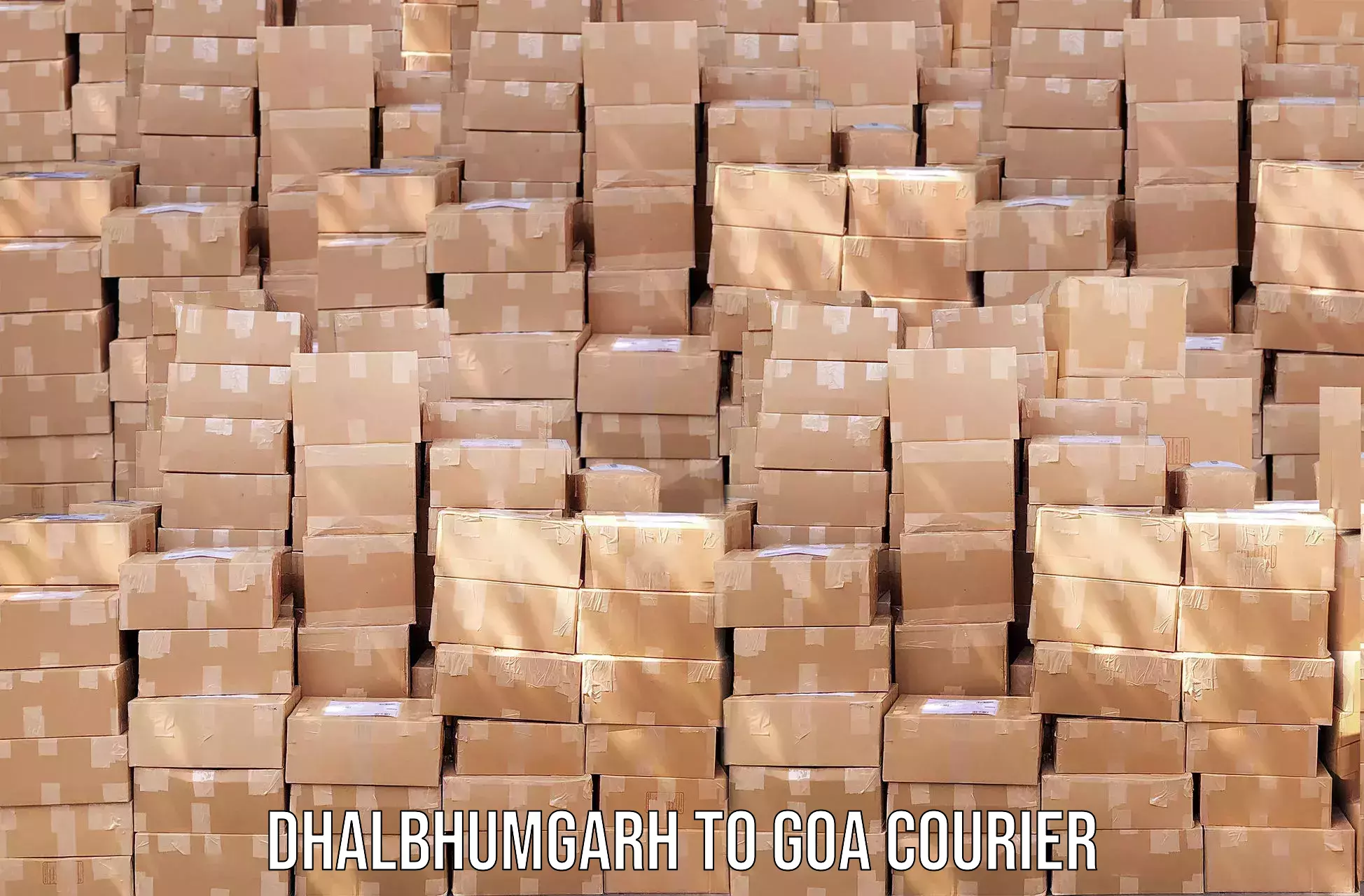 Local delivery service Dhalbhumgarh to Goa