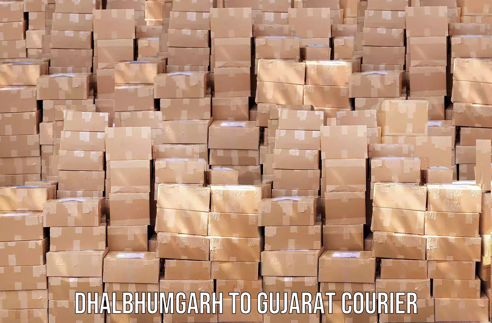 Integrated shipping services Dhalbhumgarh to Gujarat