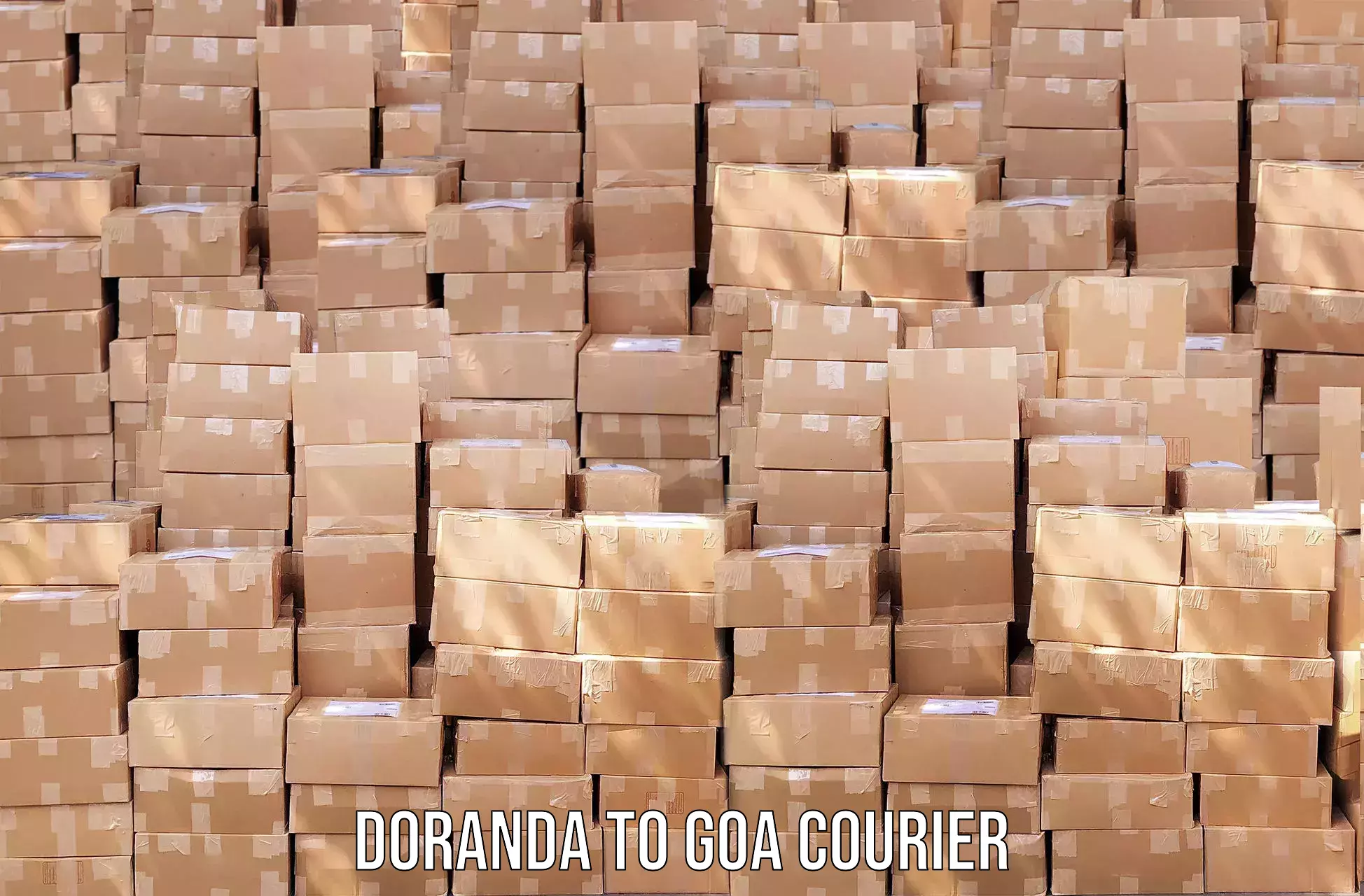 Speedy delivery service Doranda to Mormugao Port