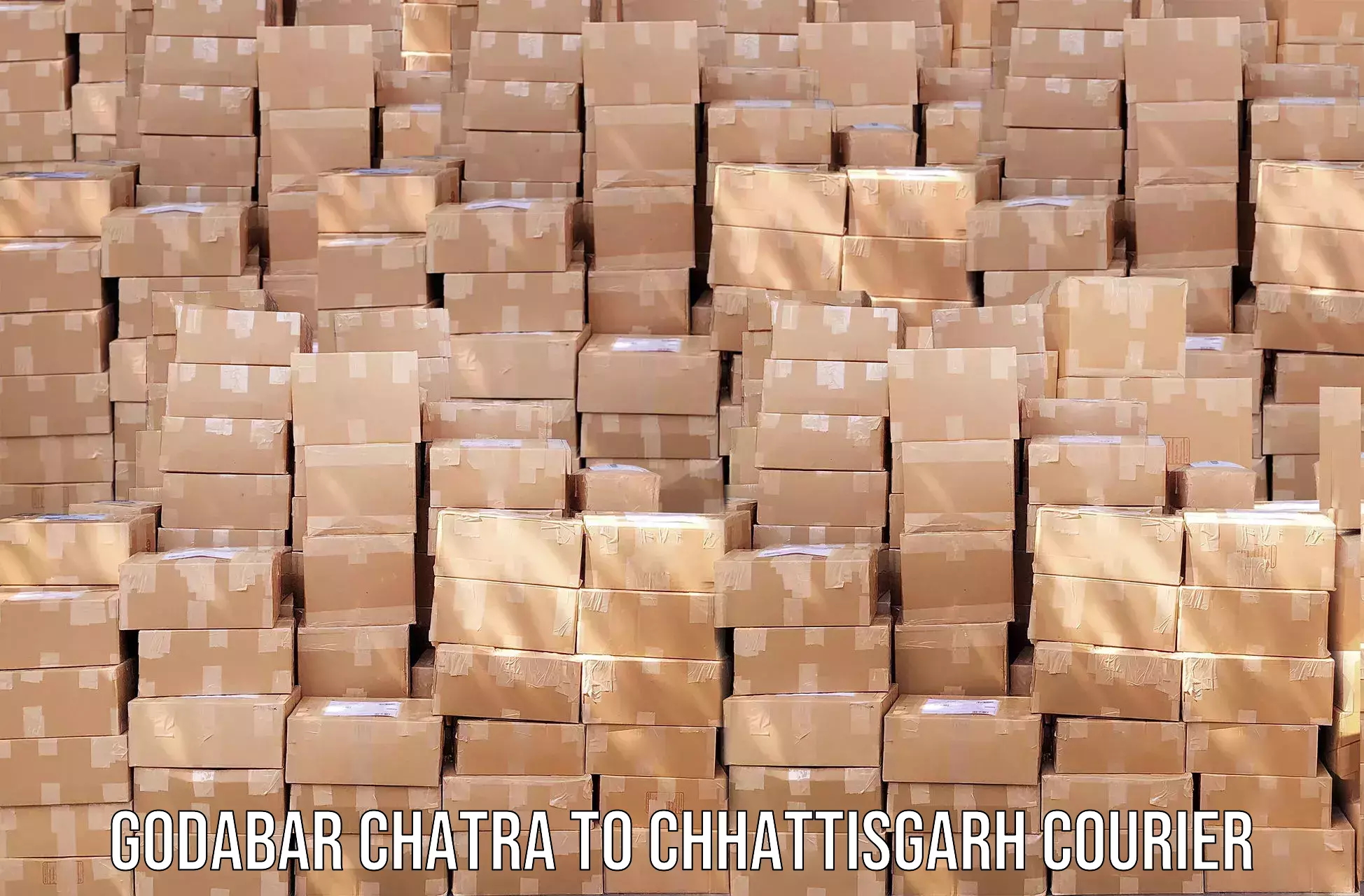 Courier services Godabar Chatra to Chhattisgarh