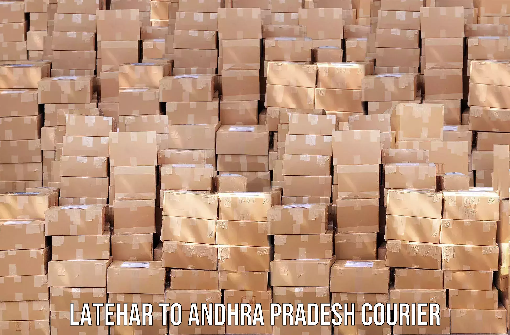 High value parcel delivery in Latehar to Puttur Tirupati