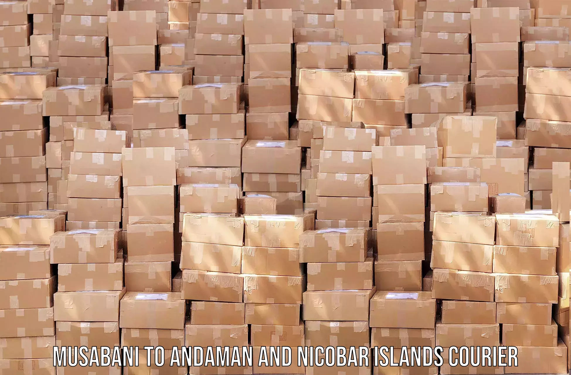 Bulk shipping discounts Musabani to Andaman and Nicobar Islands