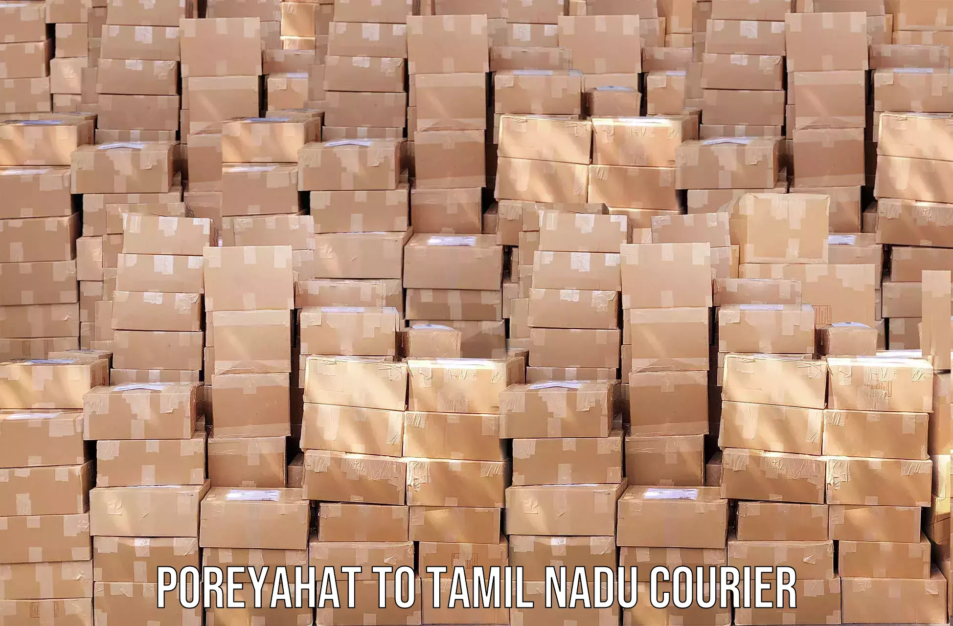 Specialized shipment handling in Poreyahat to Tamil Nadu