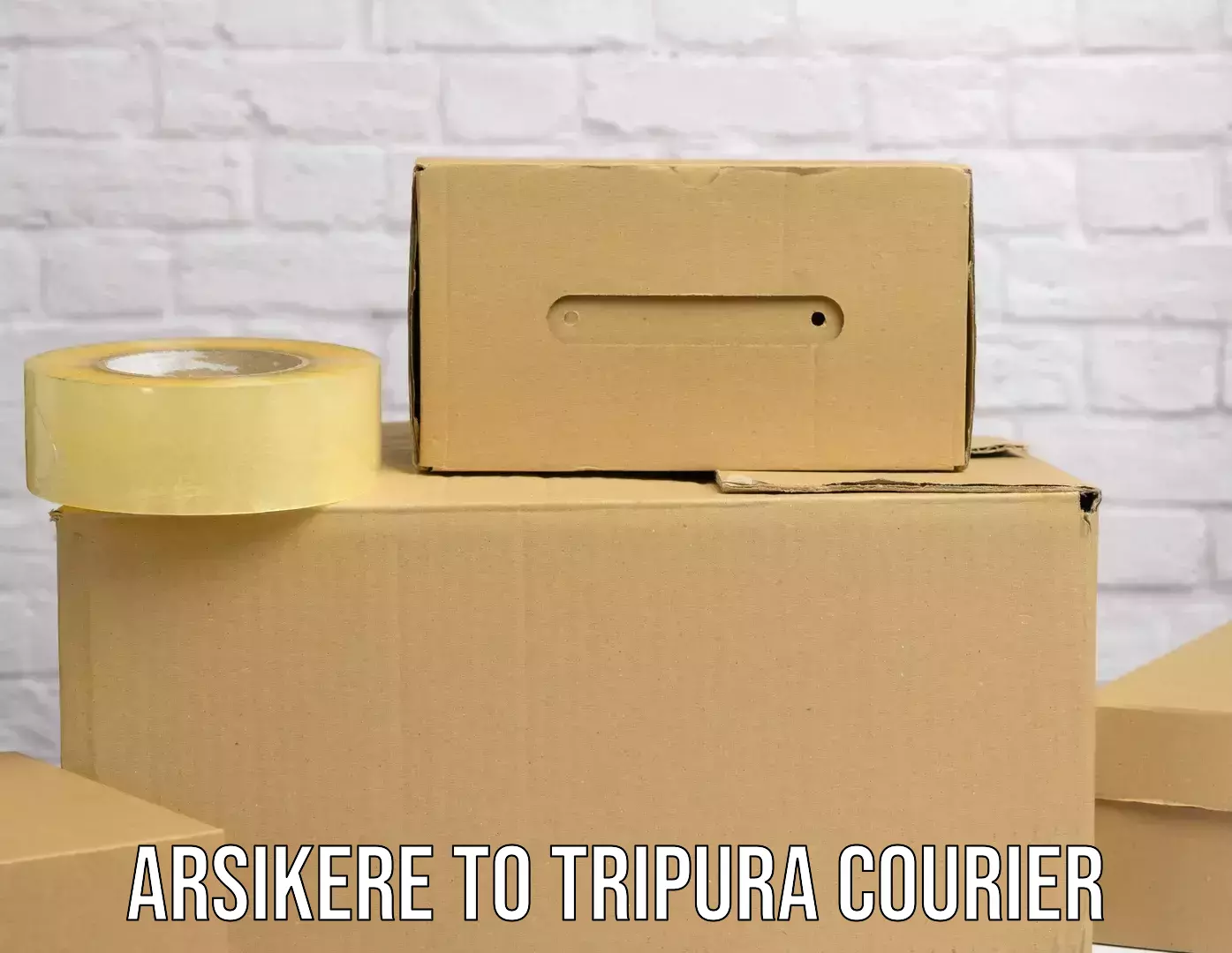 Affordable logistics services Arsikere to IIIT Agartala