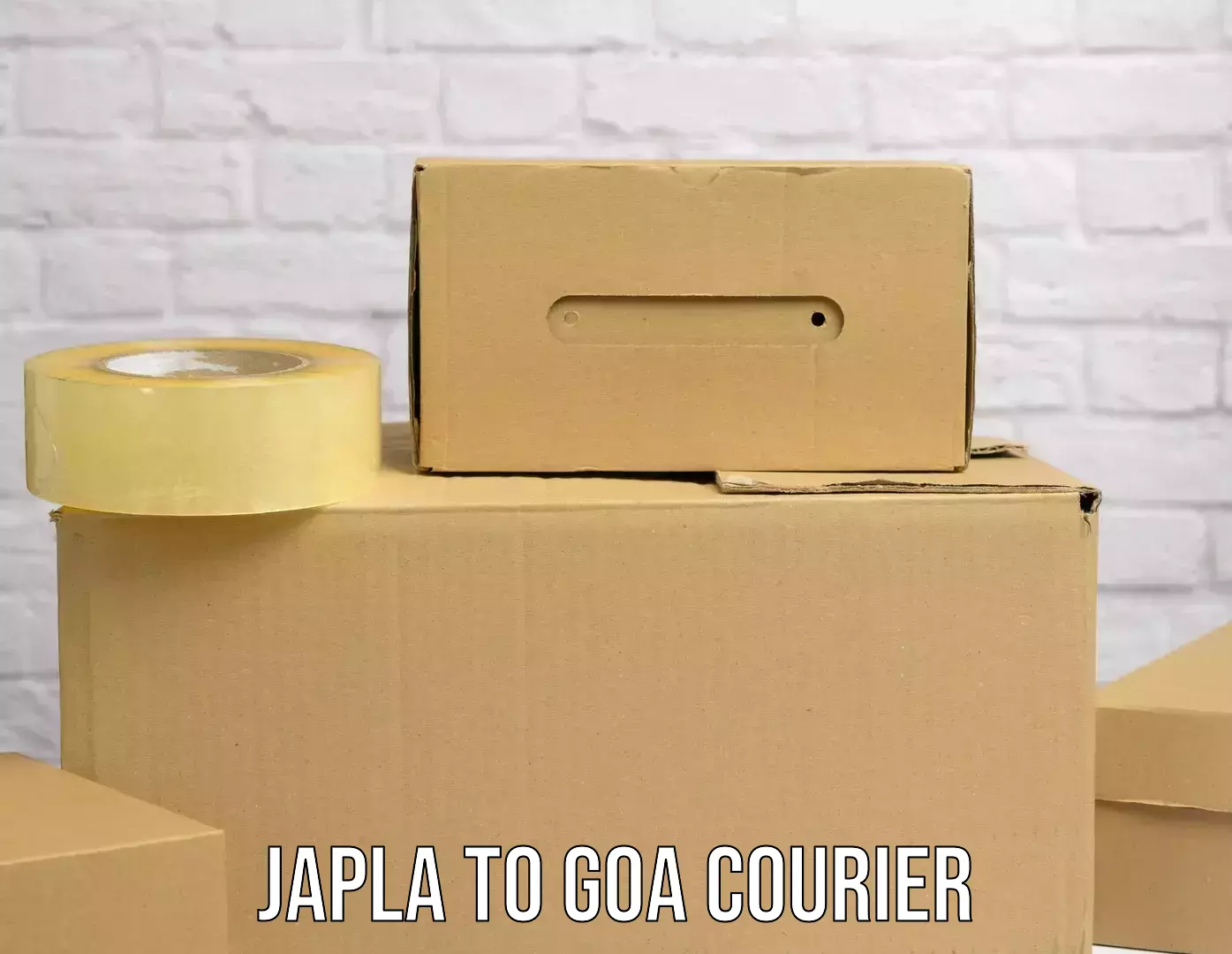 Modern delivery methods Japla to Goa