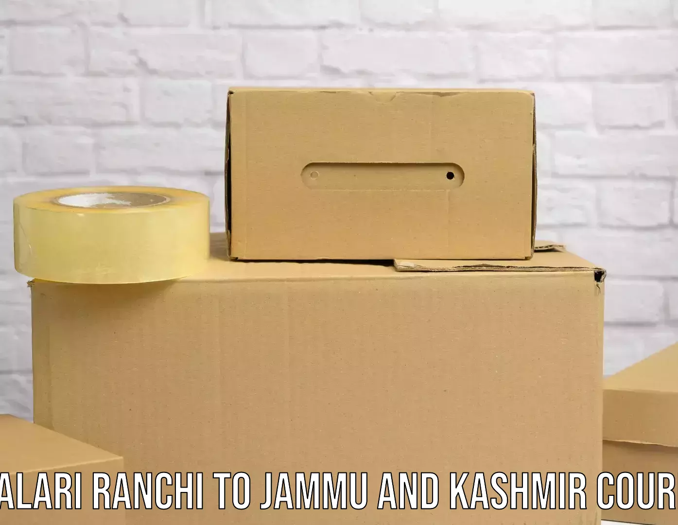 Scalable shipping solutions Khalari Ranchi to University of Kashmir Srinagar