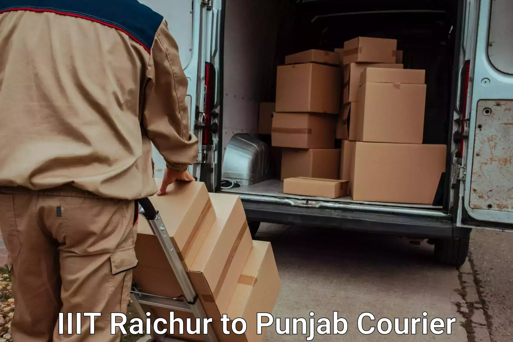 Local furniture movers IIIT Raichur to Thapar Institute of Engineering and Technology Patiala