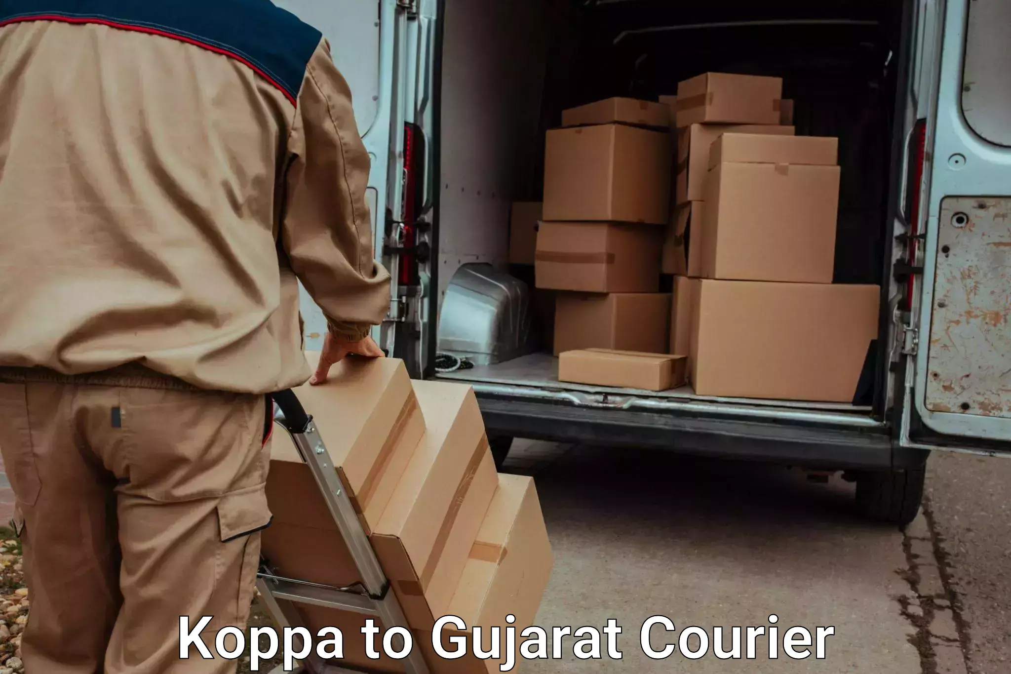 Residential furniture transport in Koppa to Gujarat