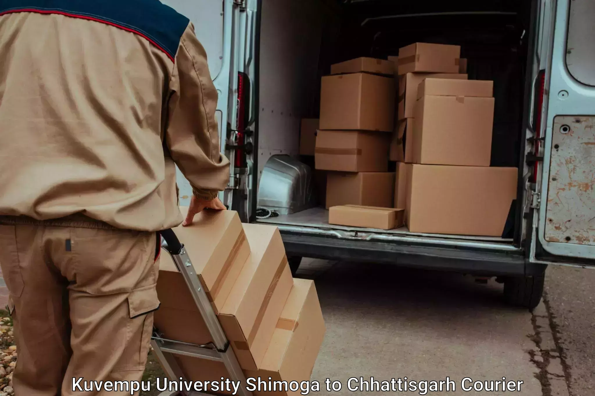 Budget-friendly moving services Kuvempu University Shimoga to Balrampur Ramanujganj