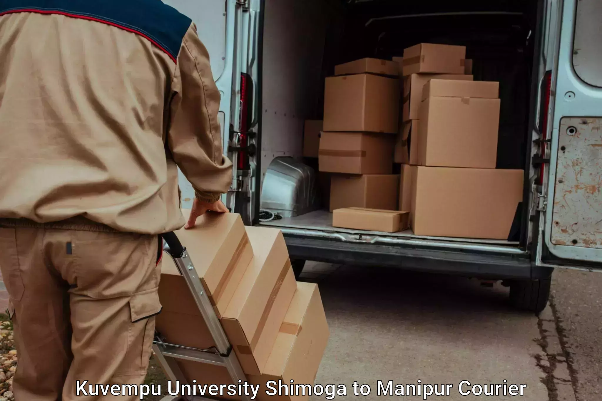 Skilled furniture transport in Kuvempu University Shimoga to Manipur