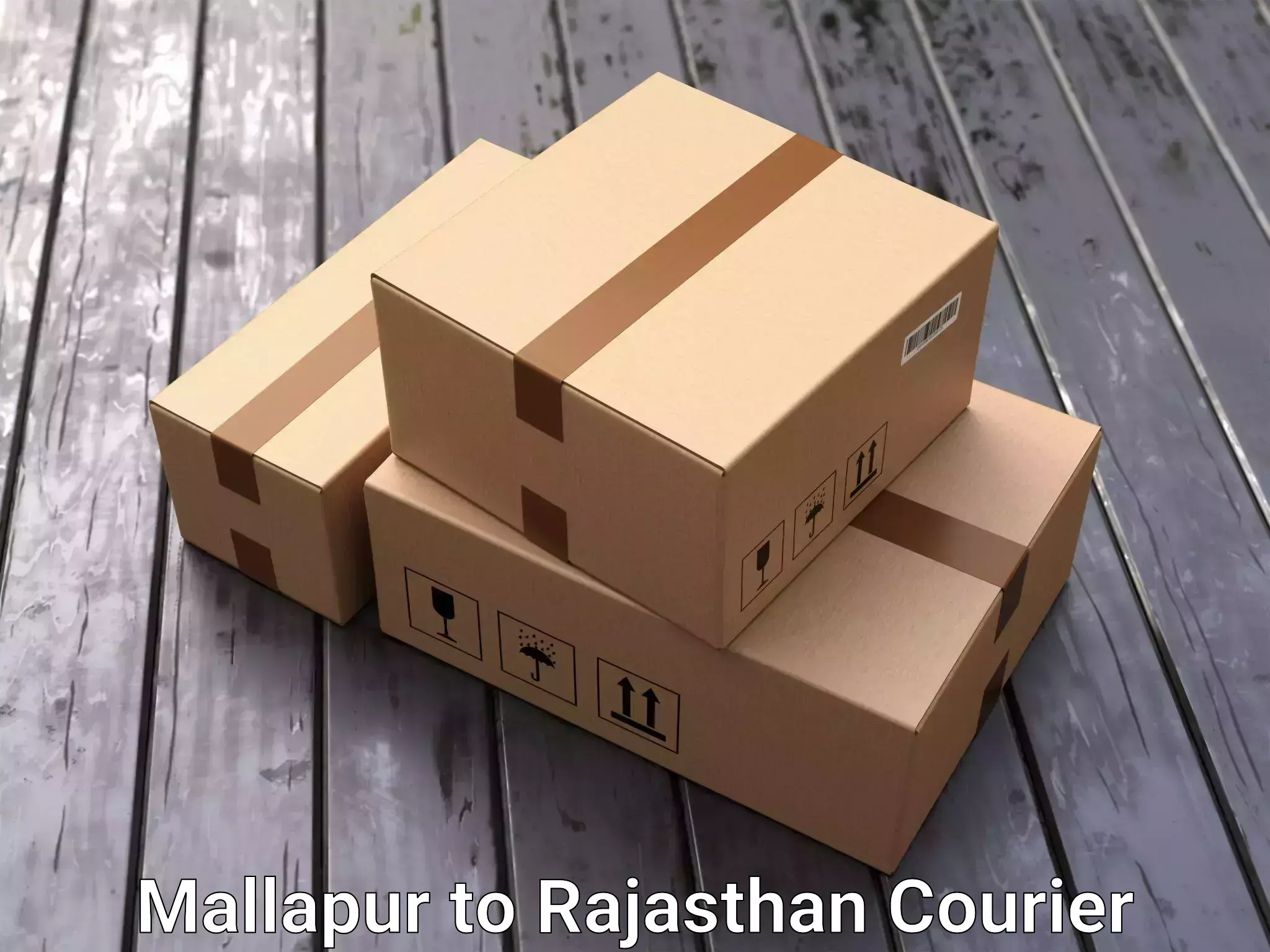Moving and packing experts Mallapur to Rajasthan