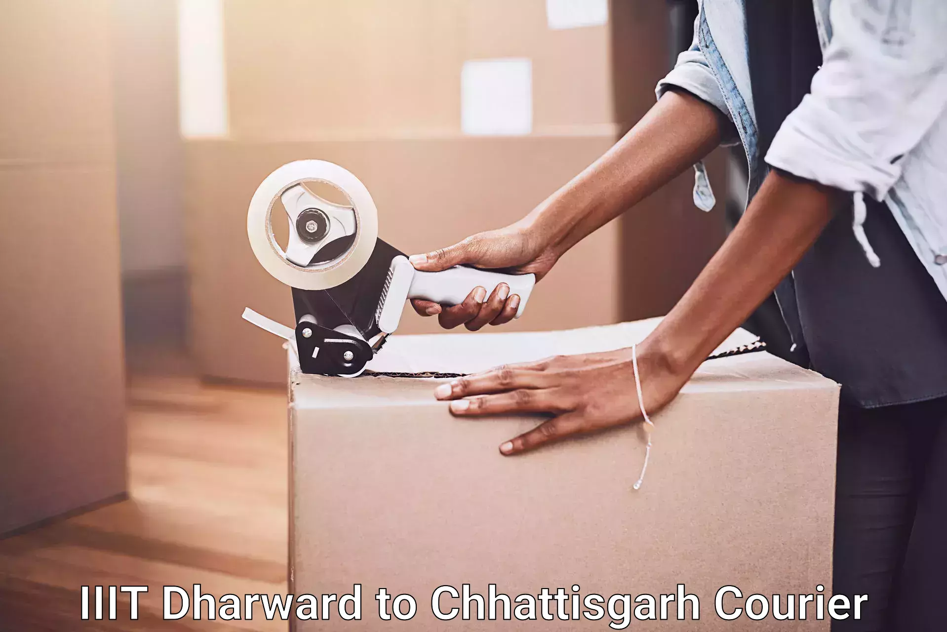 Reliable furniture movers IIIT Dharward to Raigarh Chhattisgarh