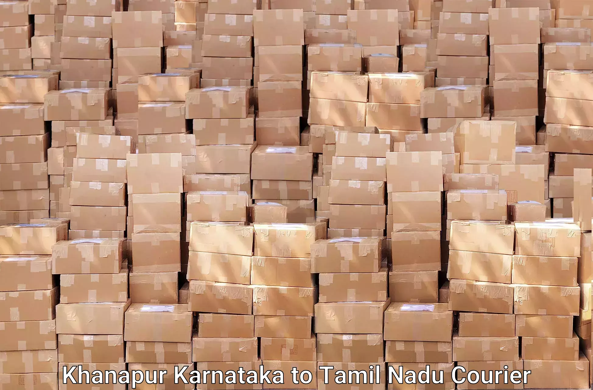 Moving and storage services Khanapur Karnataka to Thiruvarur