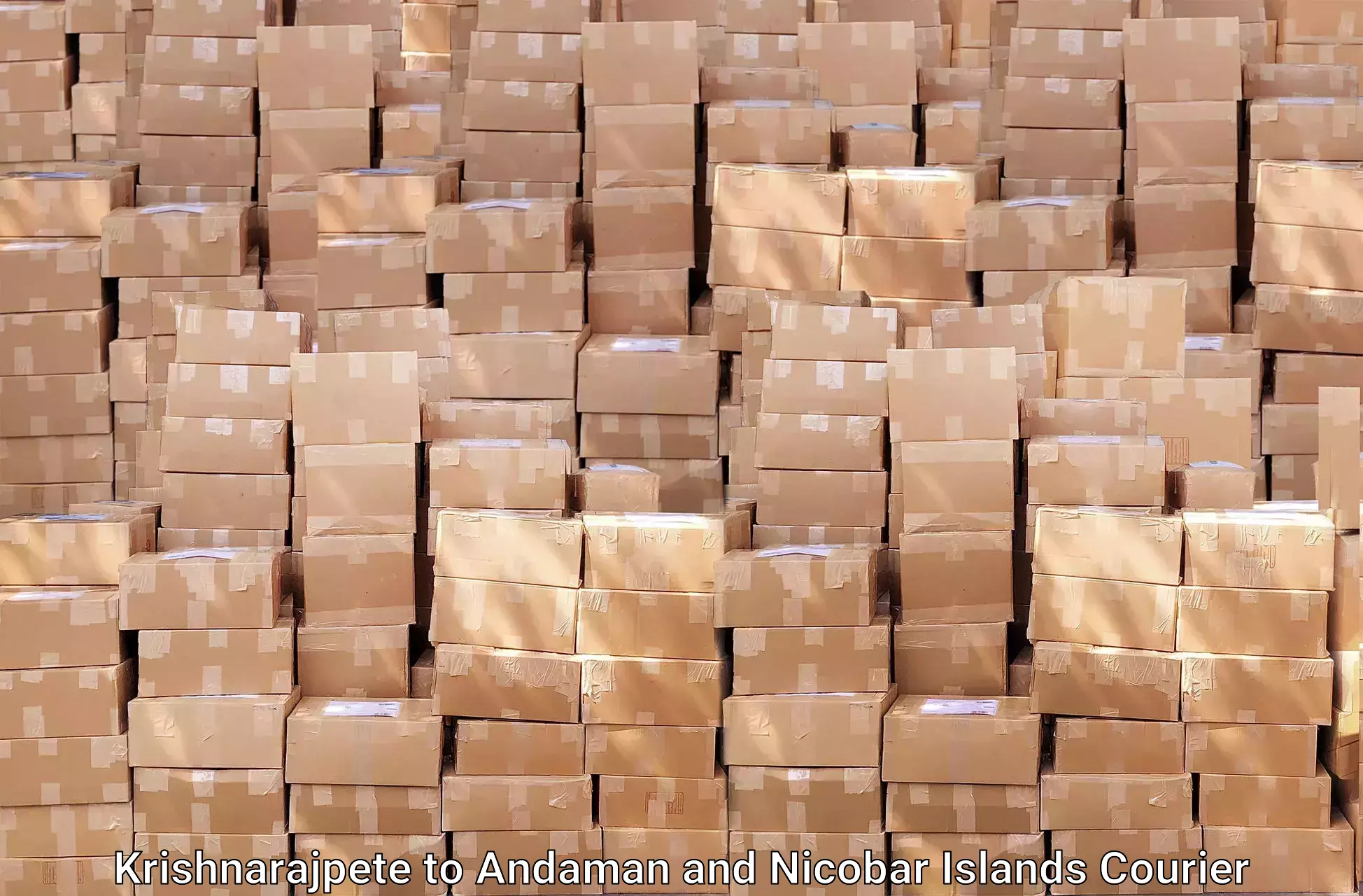 Reliable goods transport Krishnarajpete to Andaman and Nicobar Islands