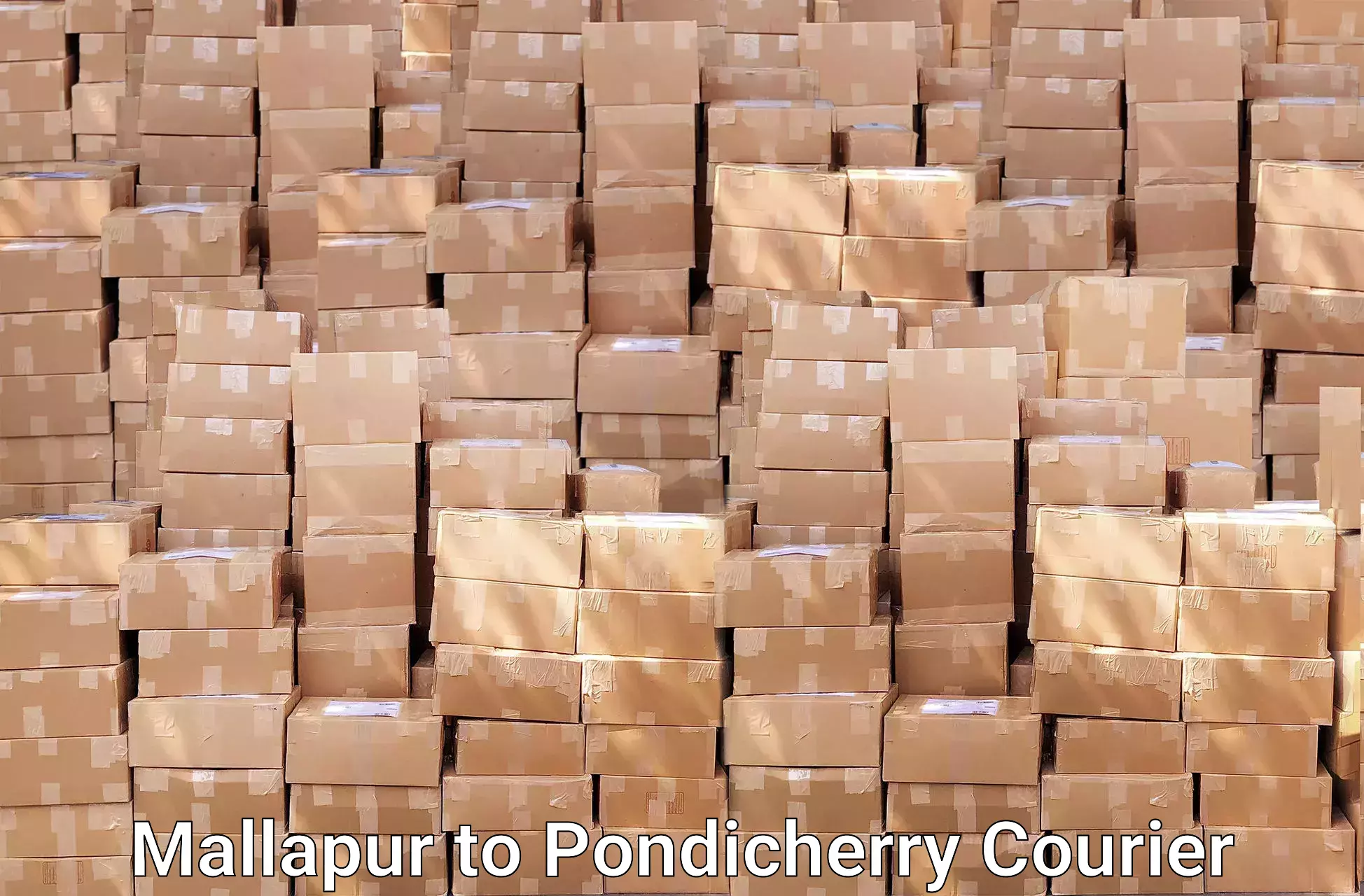 Nationwide furniture transport Mallapur to Pondicherry