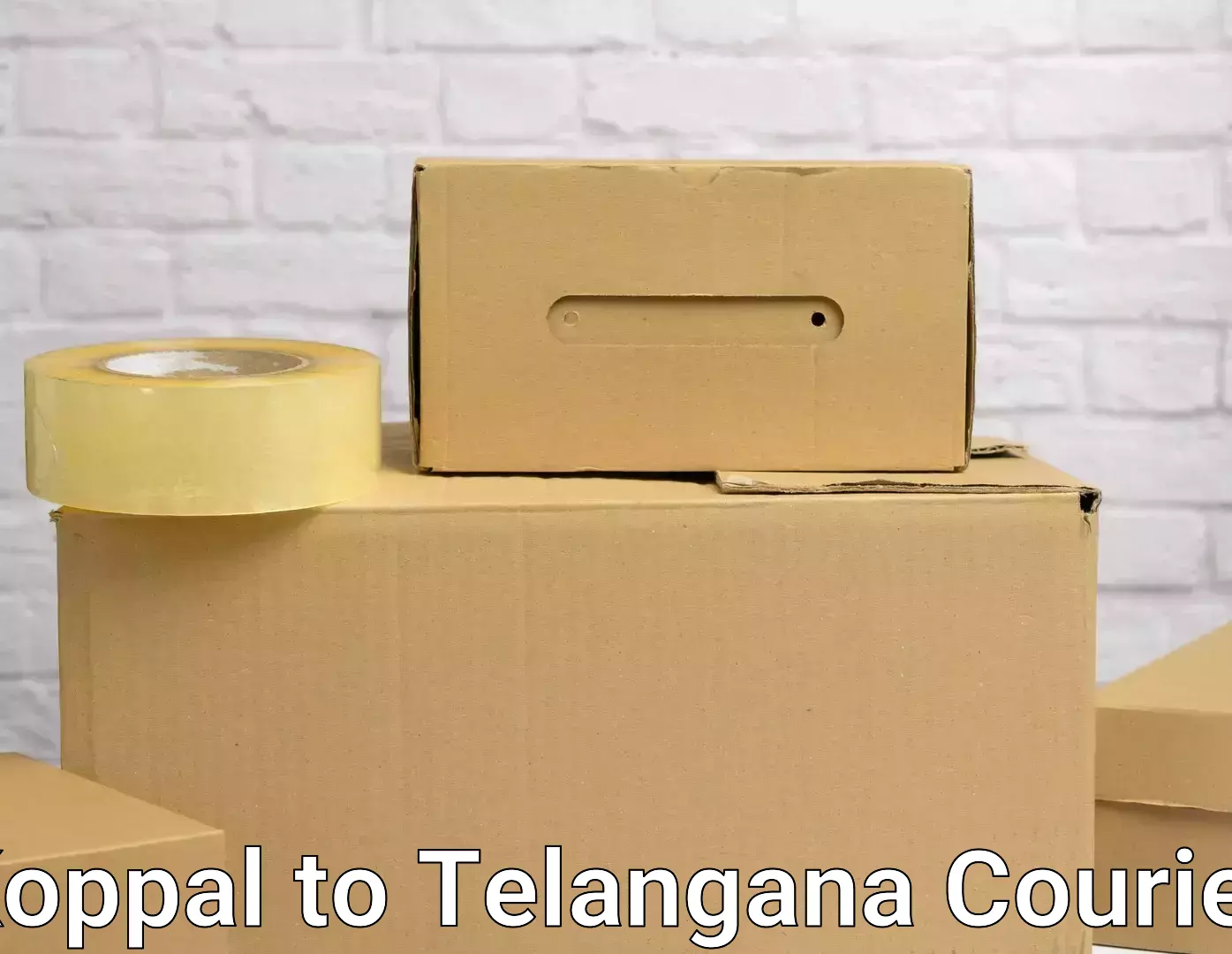 Furniture transport and logistics in Koppal to Telangana
