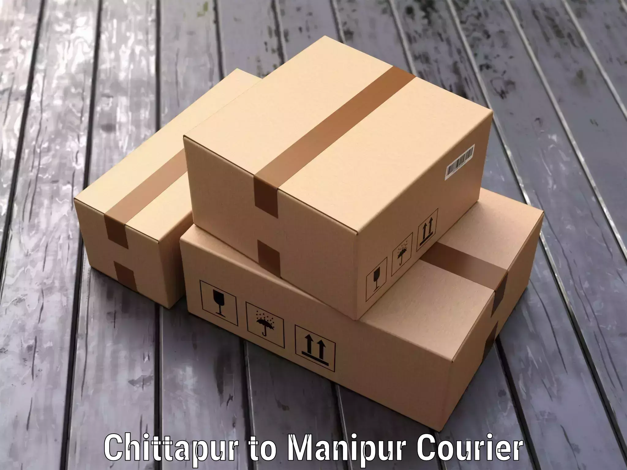 Baggage transport network Chittapur to Manipur