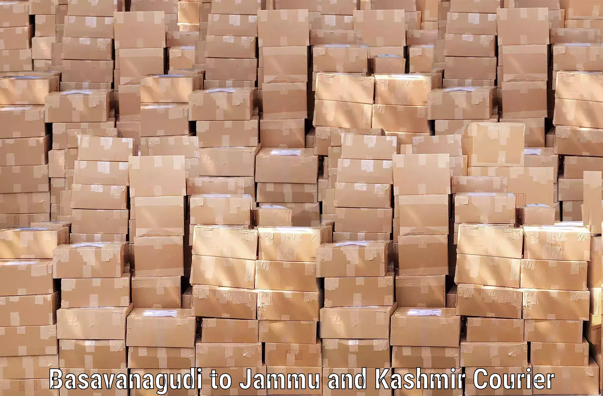 Luggage delivery operations in Basavanagudi to Jammu and Kashmir