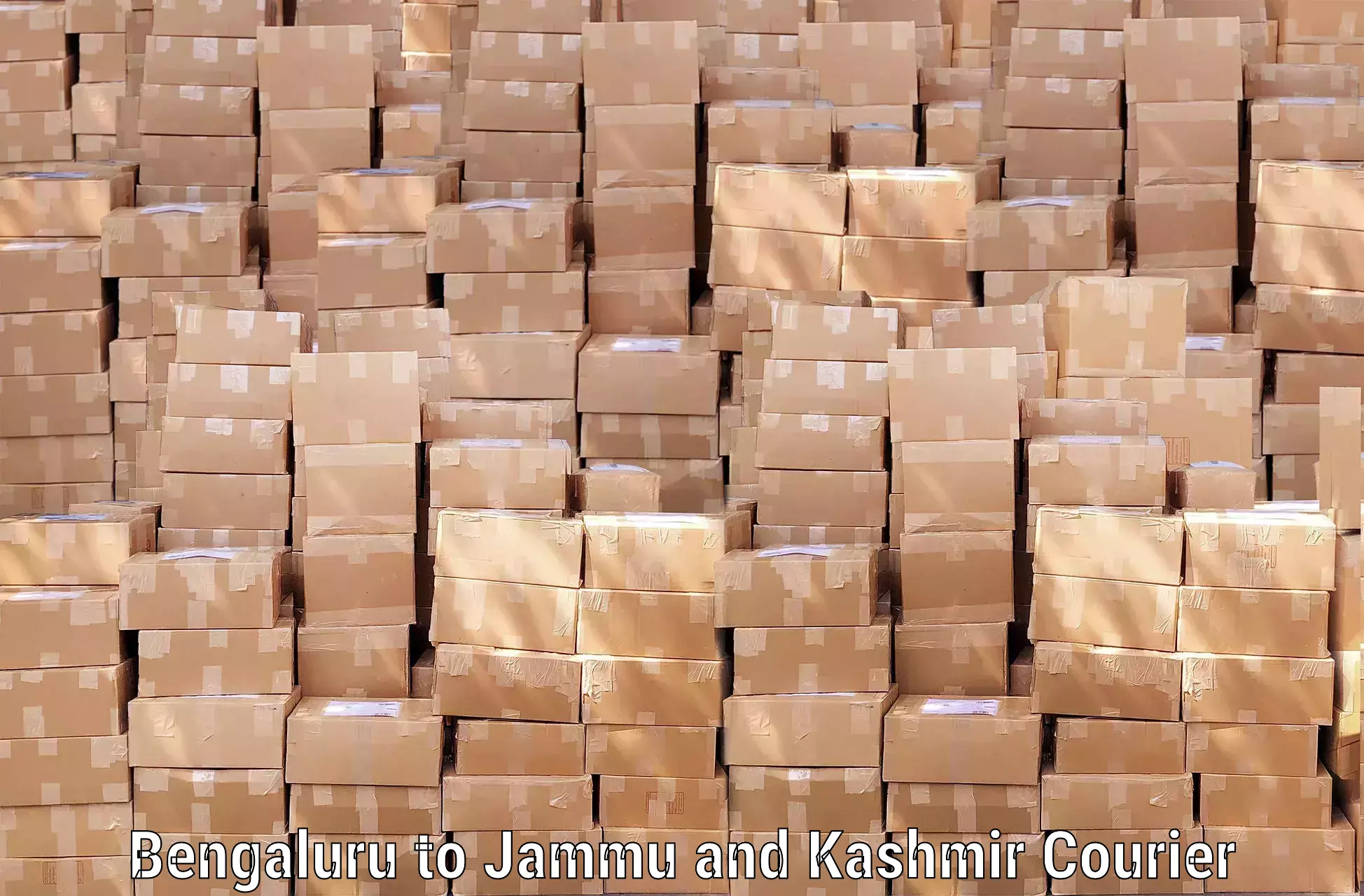 Luggage transport rates Bengaluru to Jammu and Kashmir