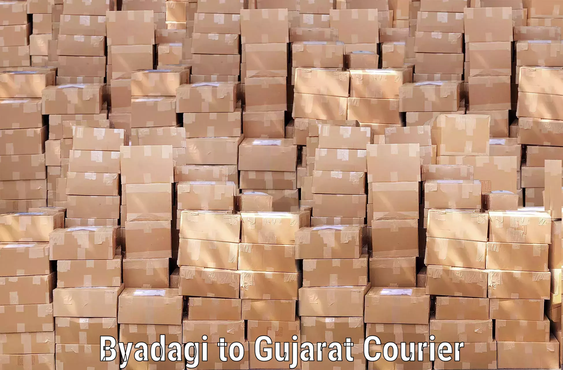 Baggage transport management Byadagi to Gujarat