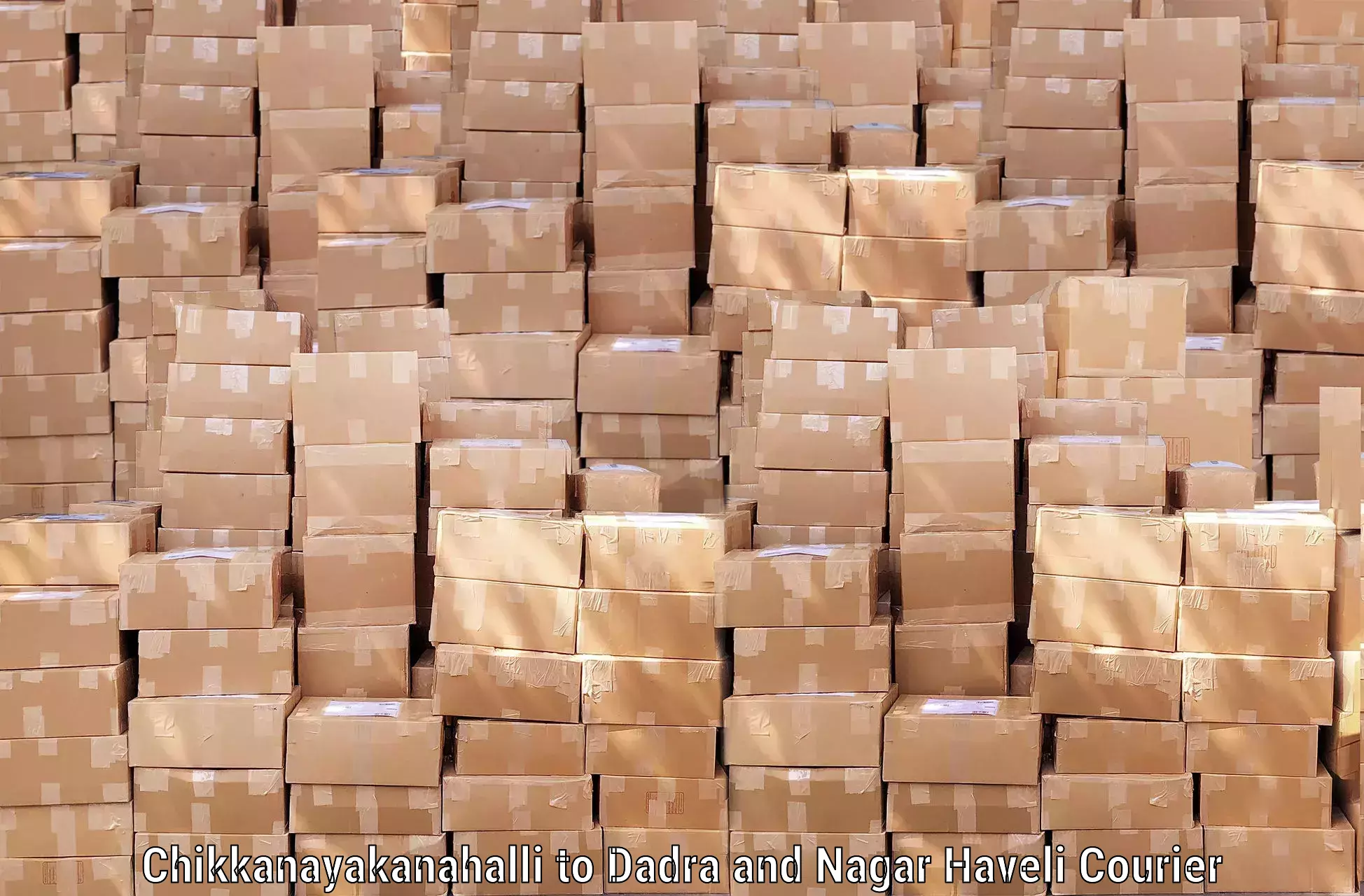 Baggage shipping logistics Chikkanayakanahalli to Dadra and Nagar Haveli