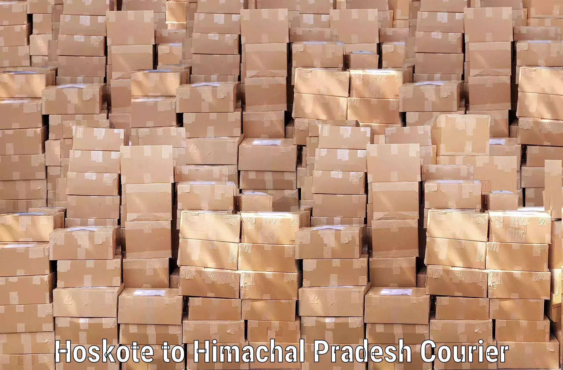 Trackable baggage shipping Hoskote to Ratnari Shimla