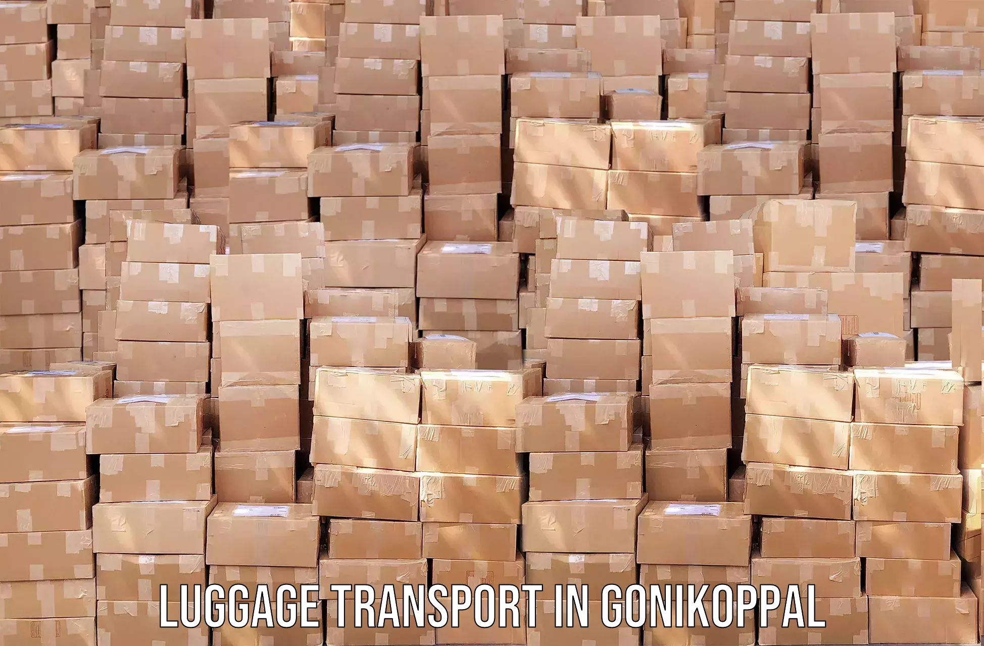 Baggage transport innovation in Gonikoppal