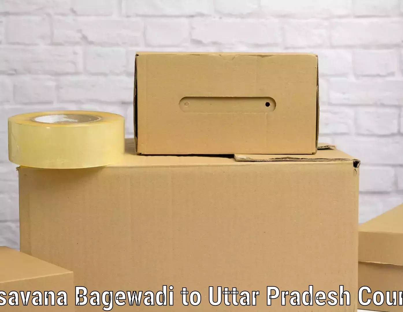 Luggage courier network Basavana Bagewadi to Uttar Pradesh