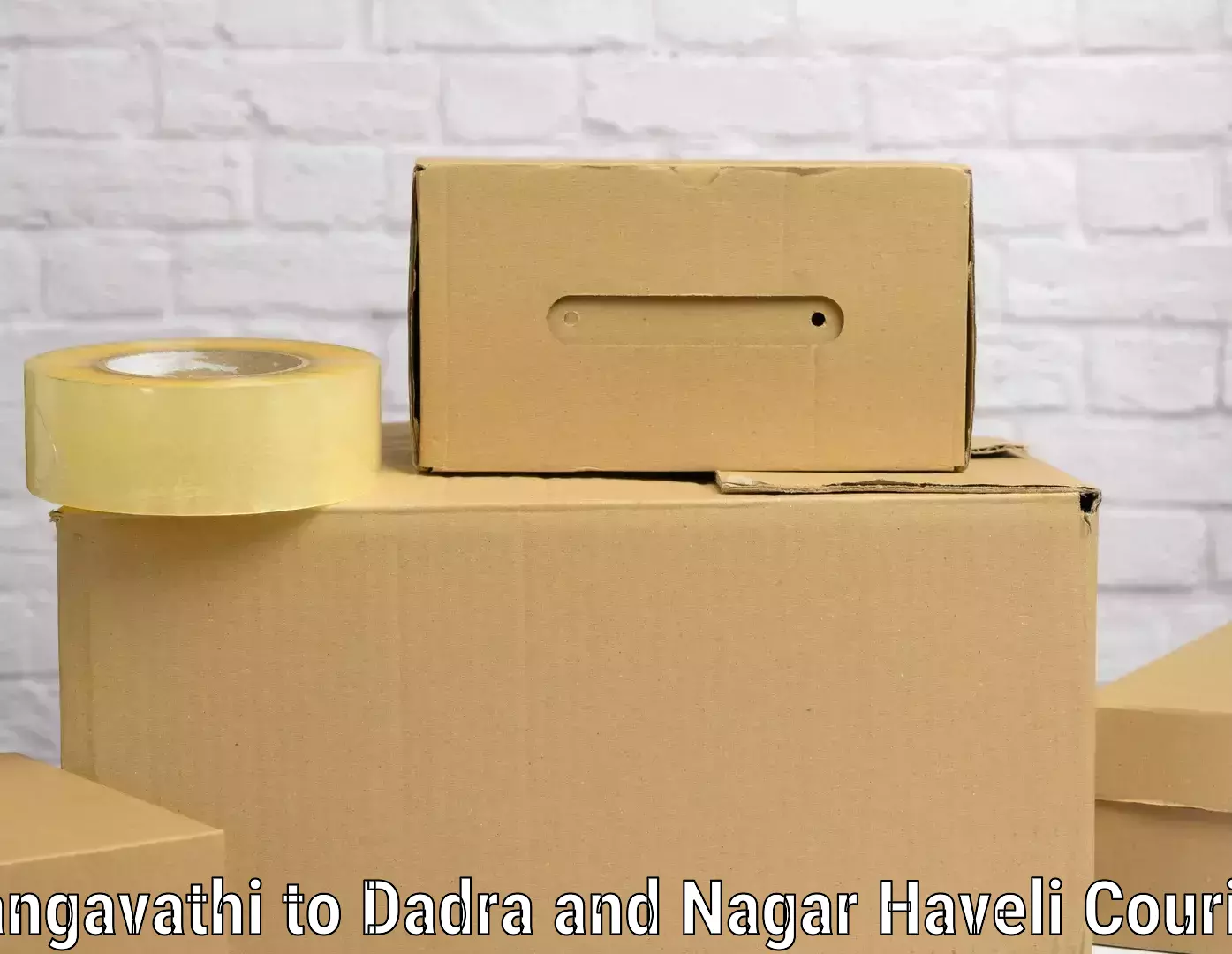 Professional baggage delivery Gangavathi to Dadra and Nagar Haveli