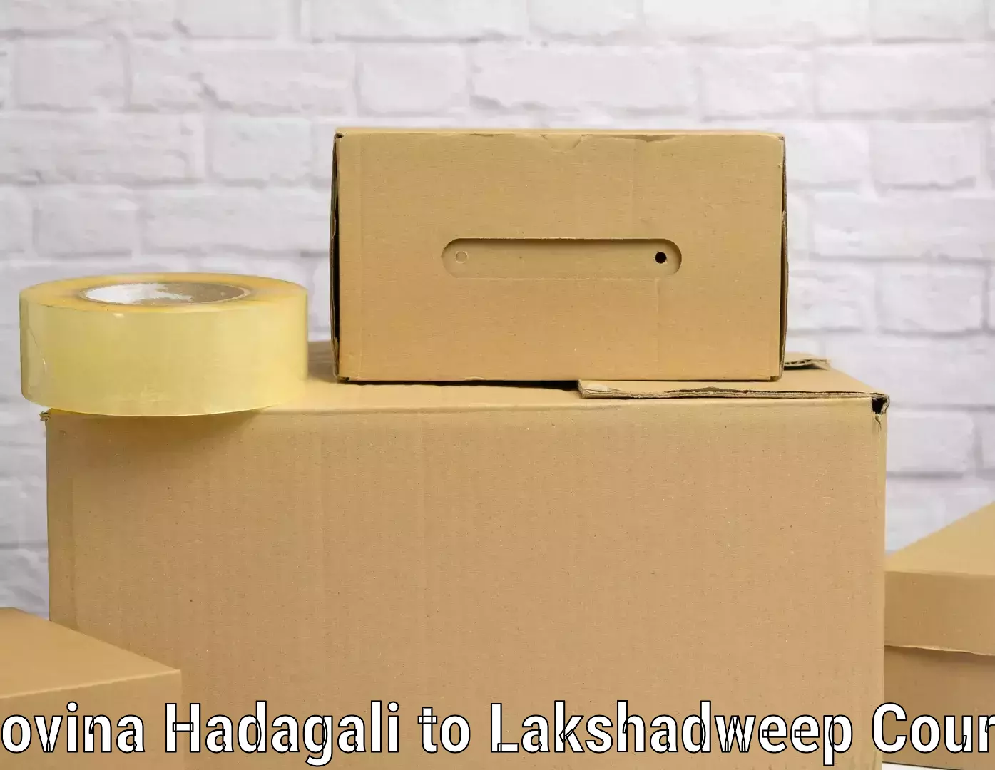 Baggage transport scheduler Hoovina Hadagali to Lakshadweep