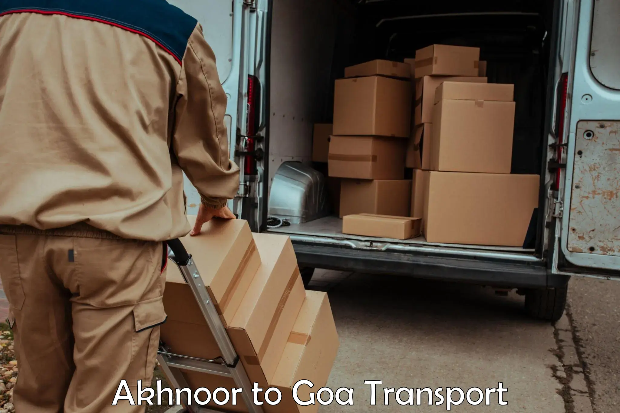 Scooty transport charges in Akhnoor to South Goa